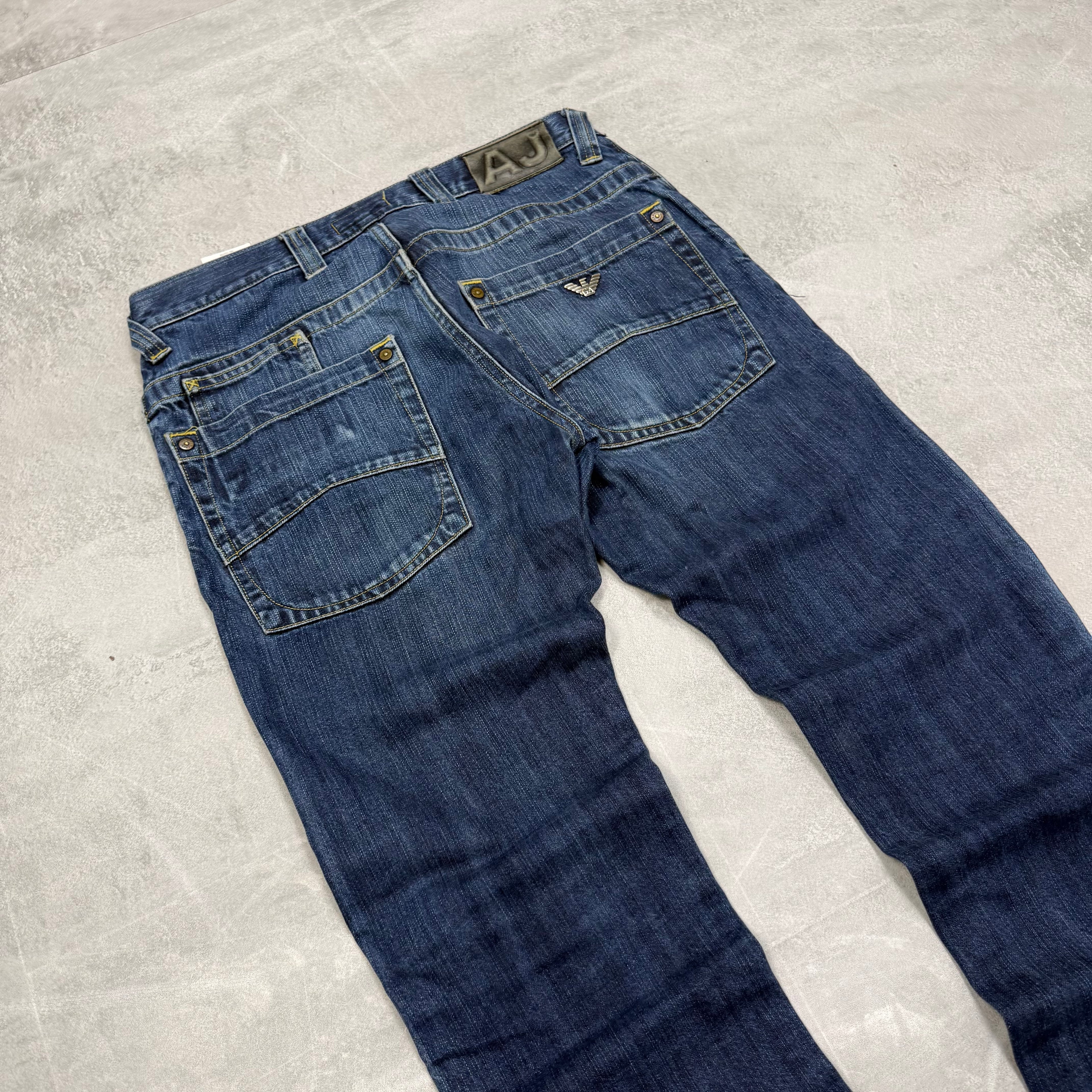 Armani Washed Vintage Jeans | S