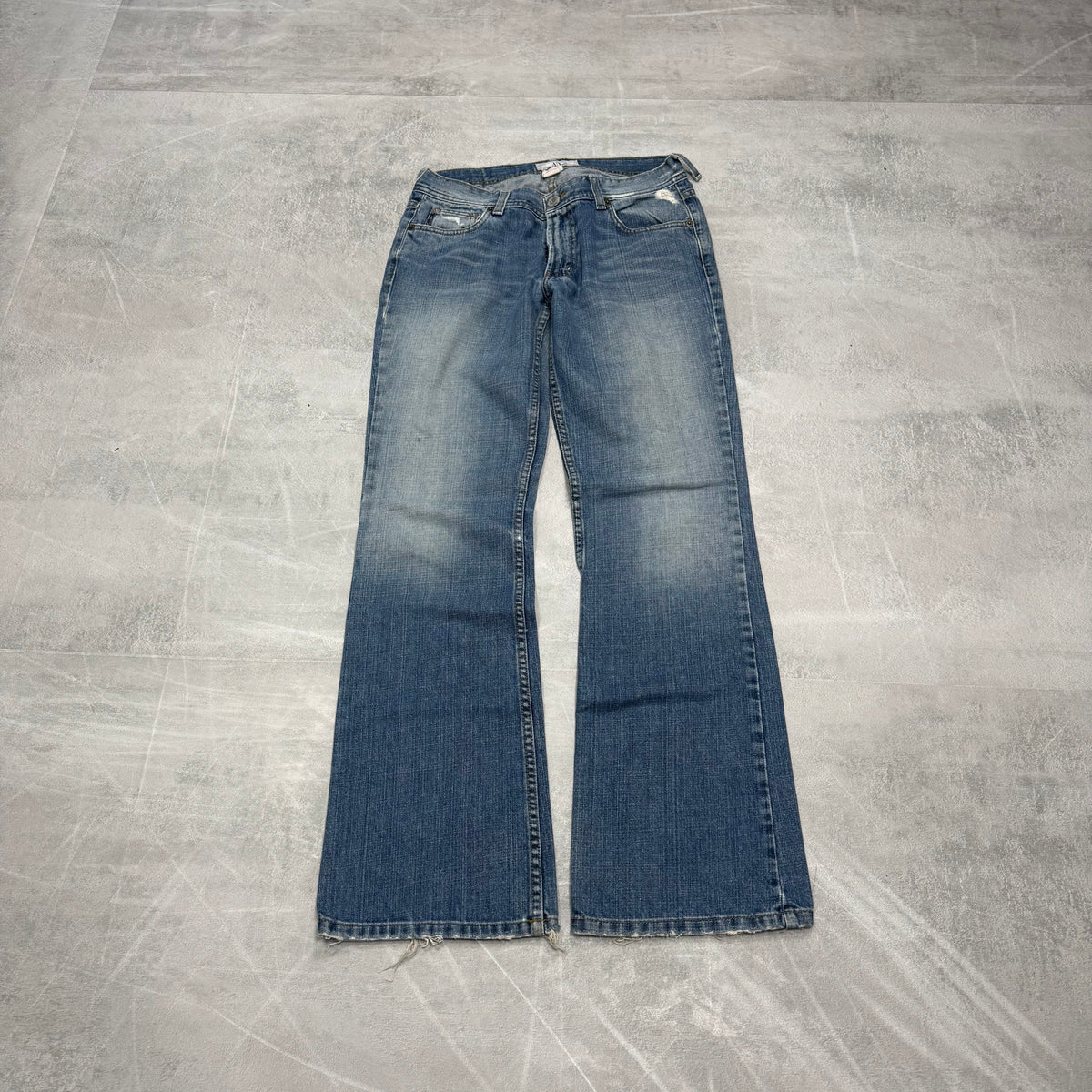 Armani Bootcut Washed Vintage Jeans | S