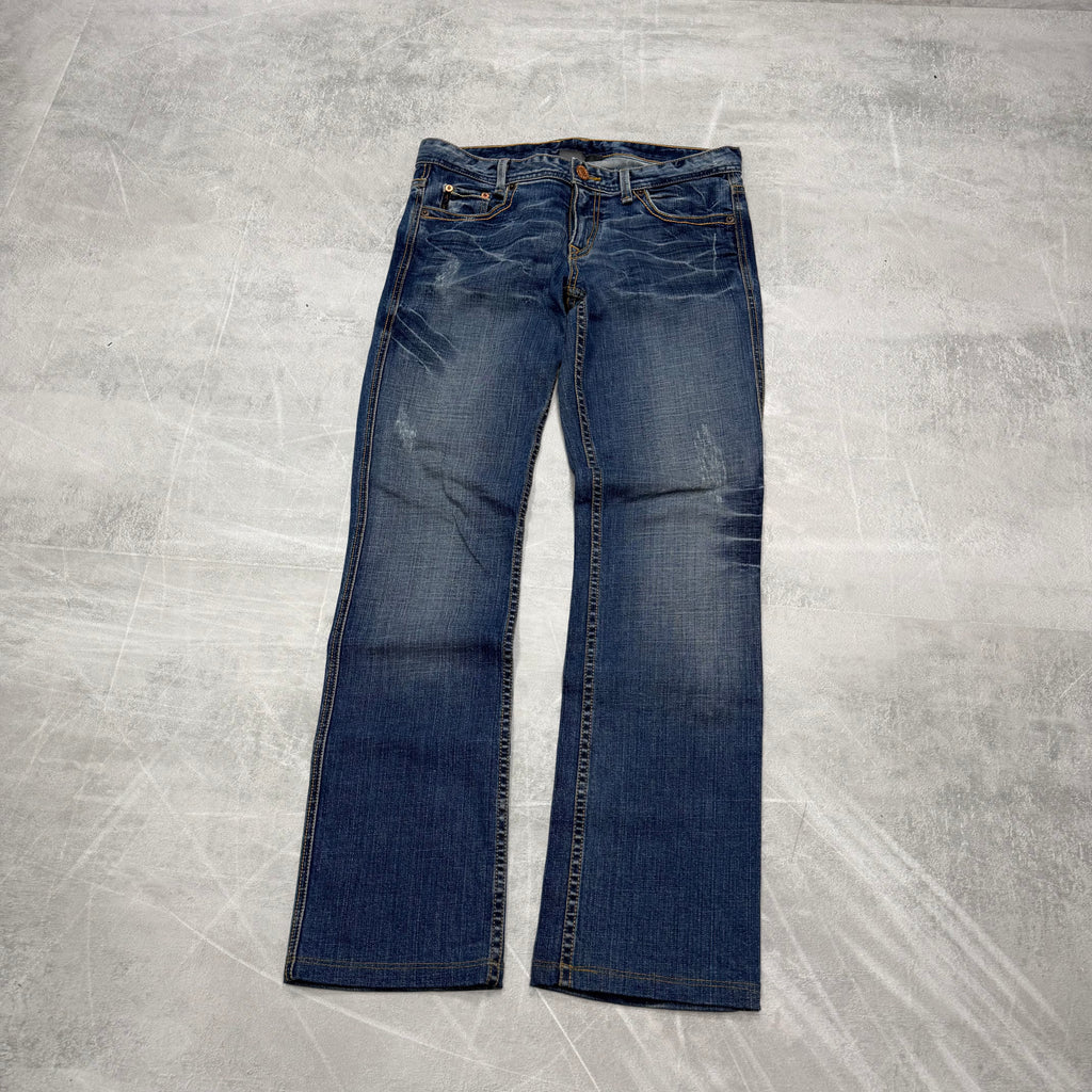 Armani Bootcut Washed Vintage Jeans | XS