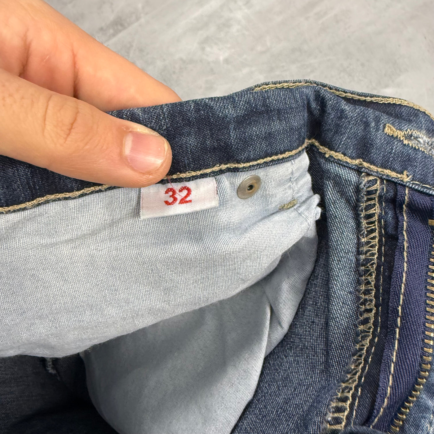 Dolce Gabana Big Print Vintage Jeans | S