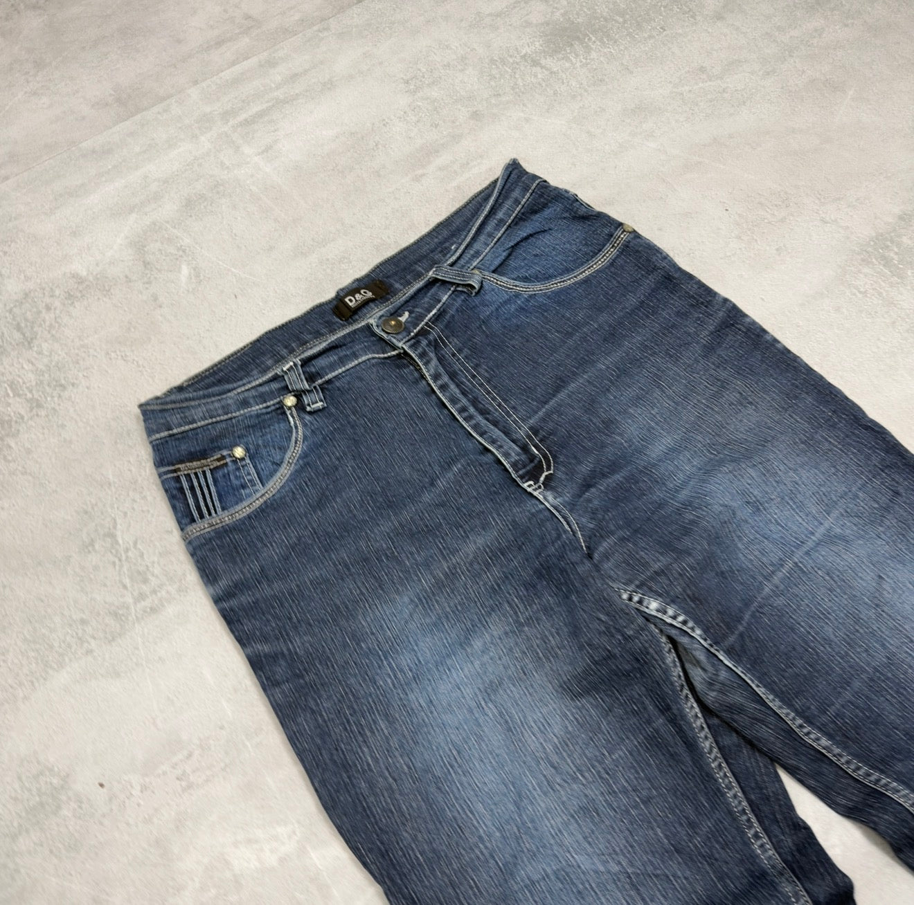 Dolce Gabana Big Print Vintage Jeans | M