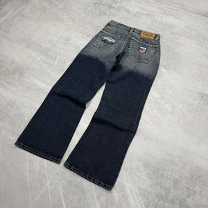 Dolce Gabana Big Print Washed Vintage Jeans | XS