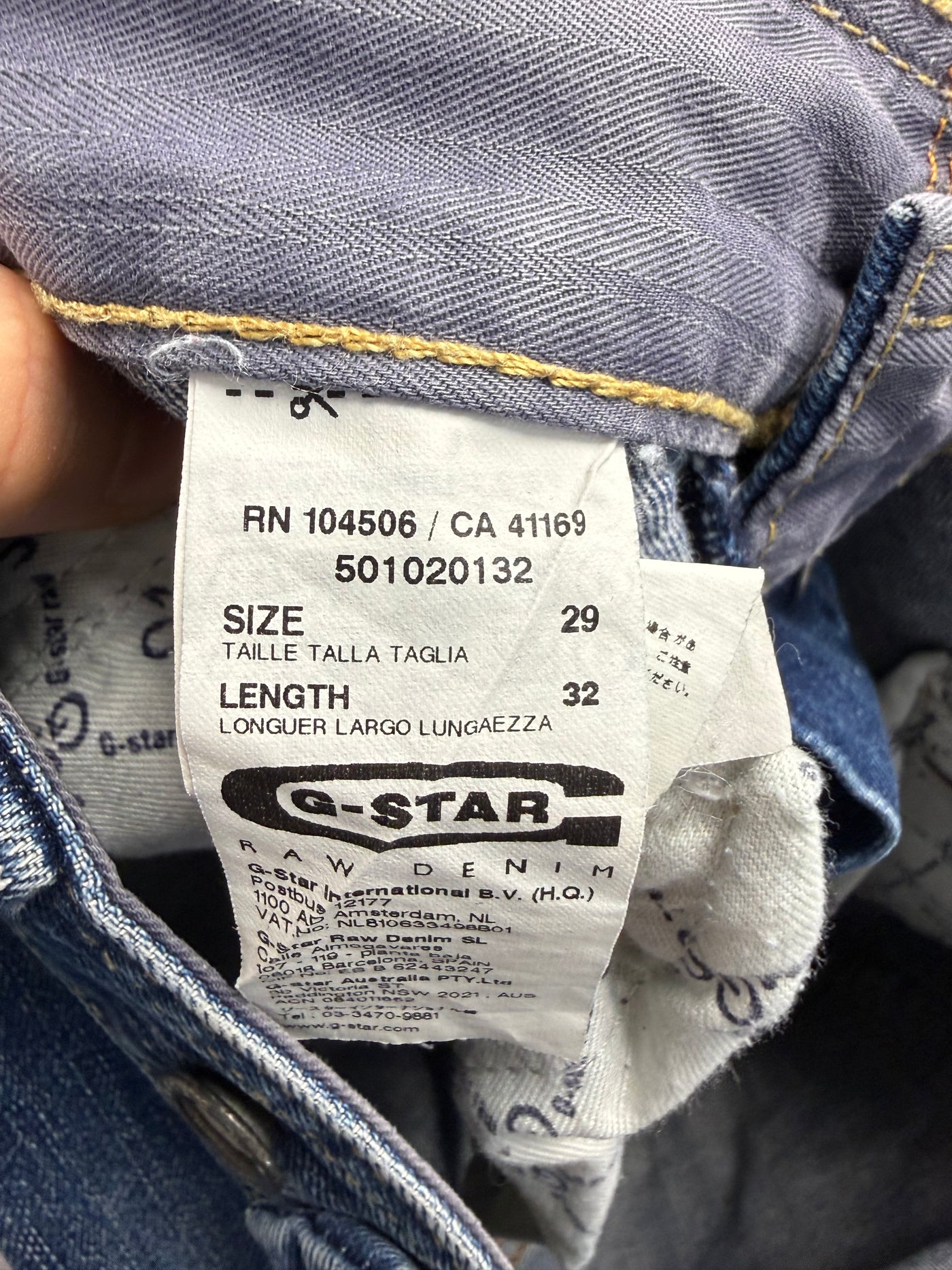 G-Star Washed Vintage Jeans | S