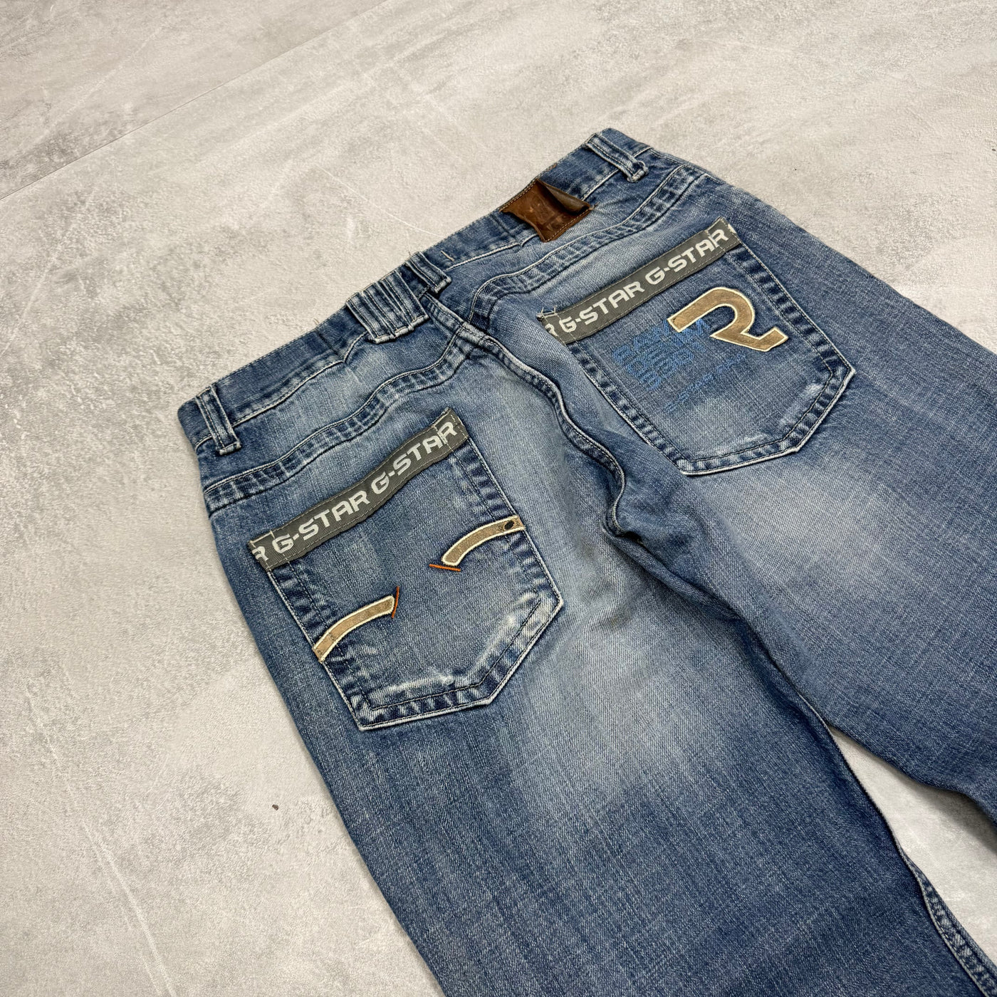 G-Star Big Print Vintage Jeans | S