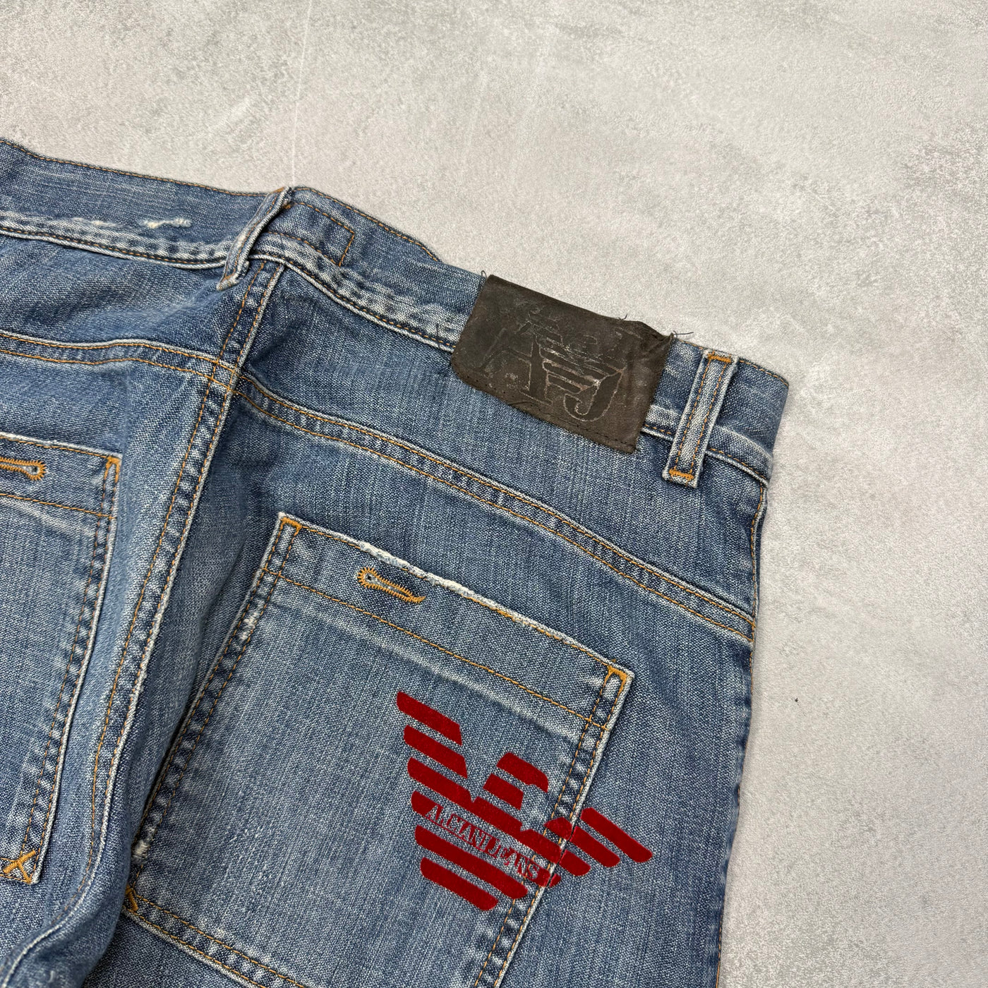 Armani Big Print Vintage Jeans | M