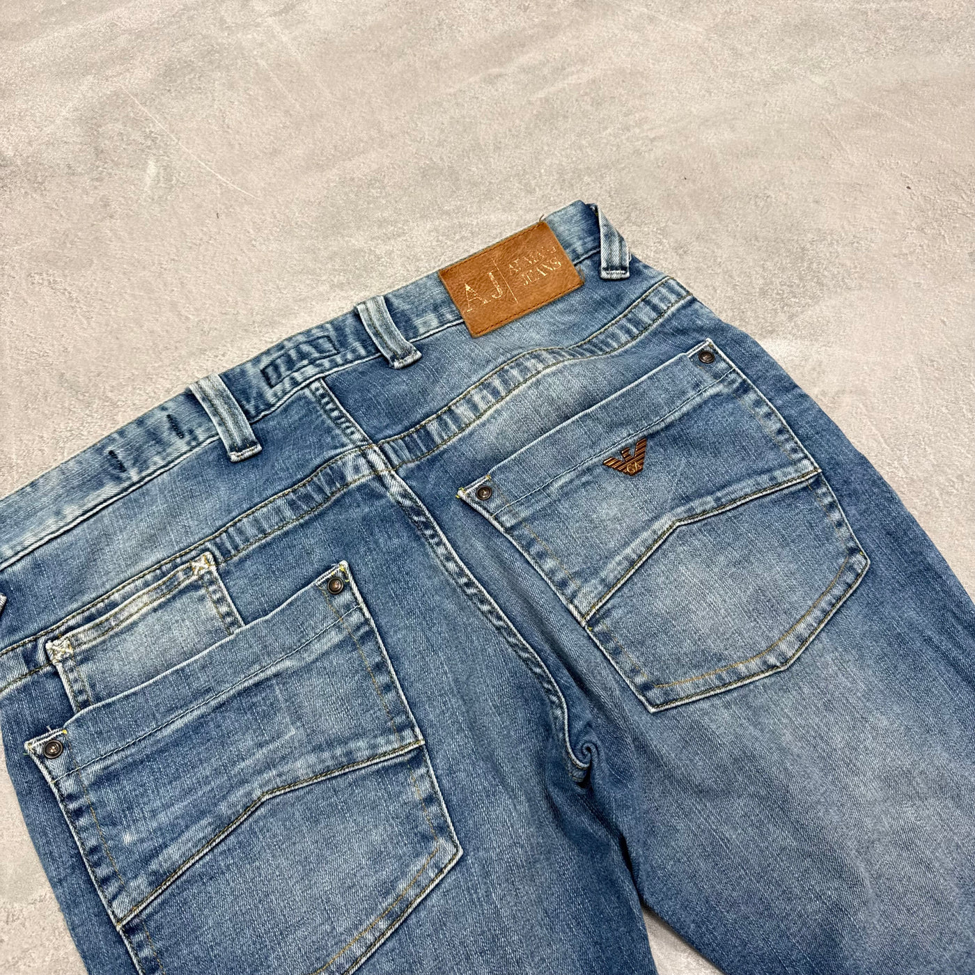Armani Washed Vintage Jeans | S