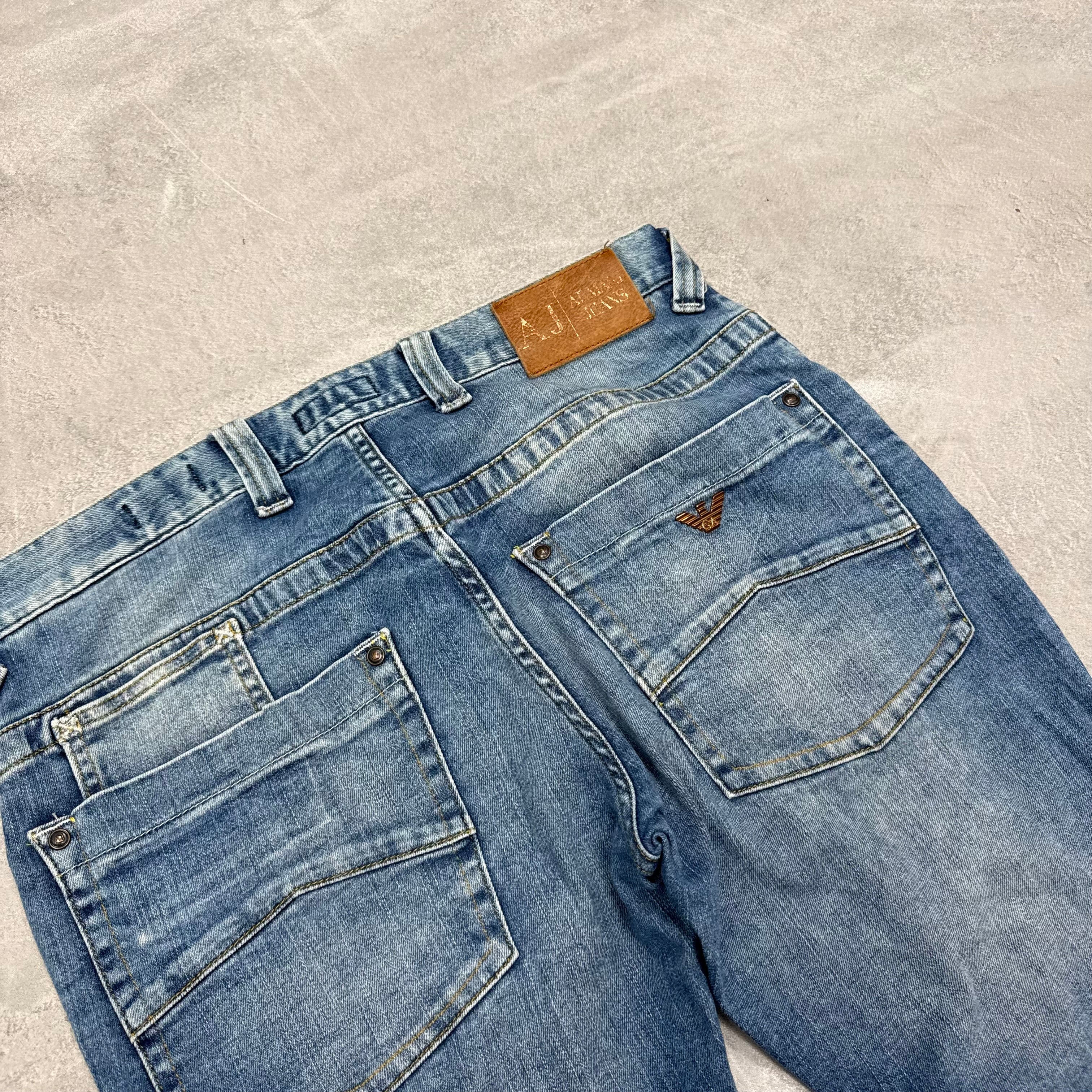 Armani Washed Vintage Jeans | S