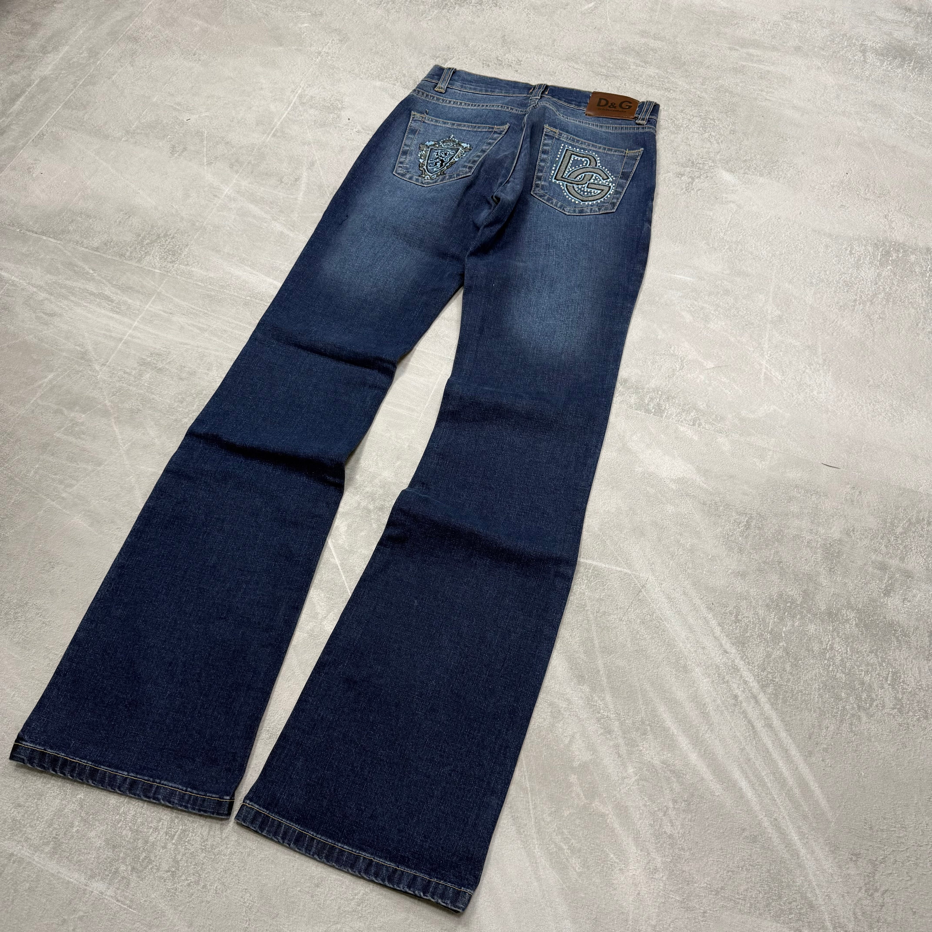 Dolce Gabana Big Print Vintage Jeans | S