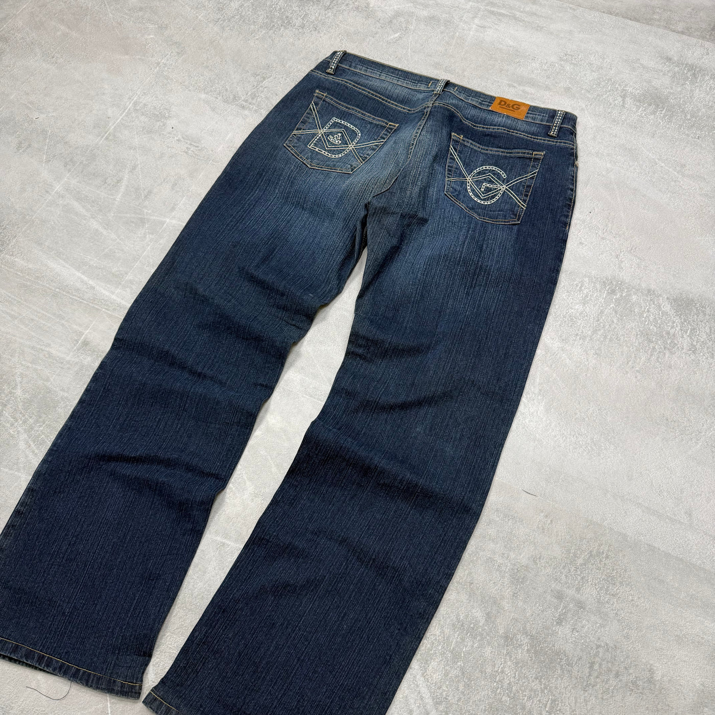 Dolce Gabana Big Print Vintage Jeans | S