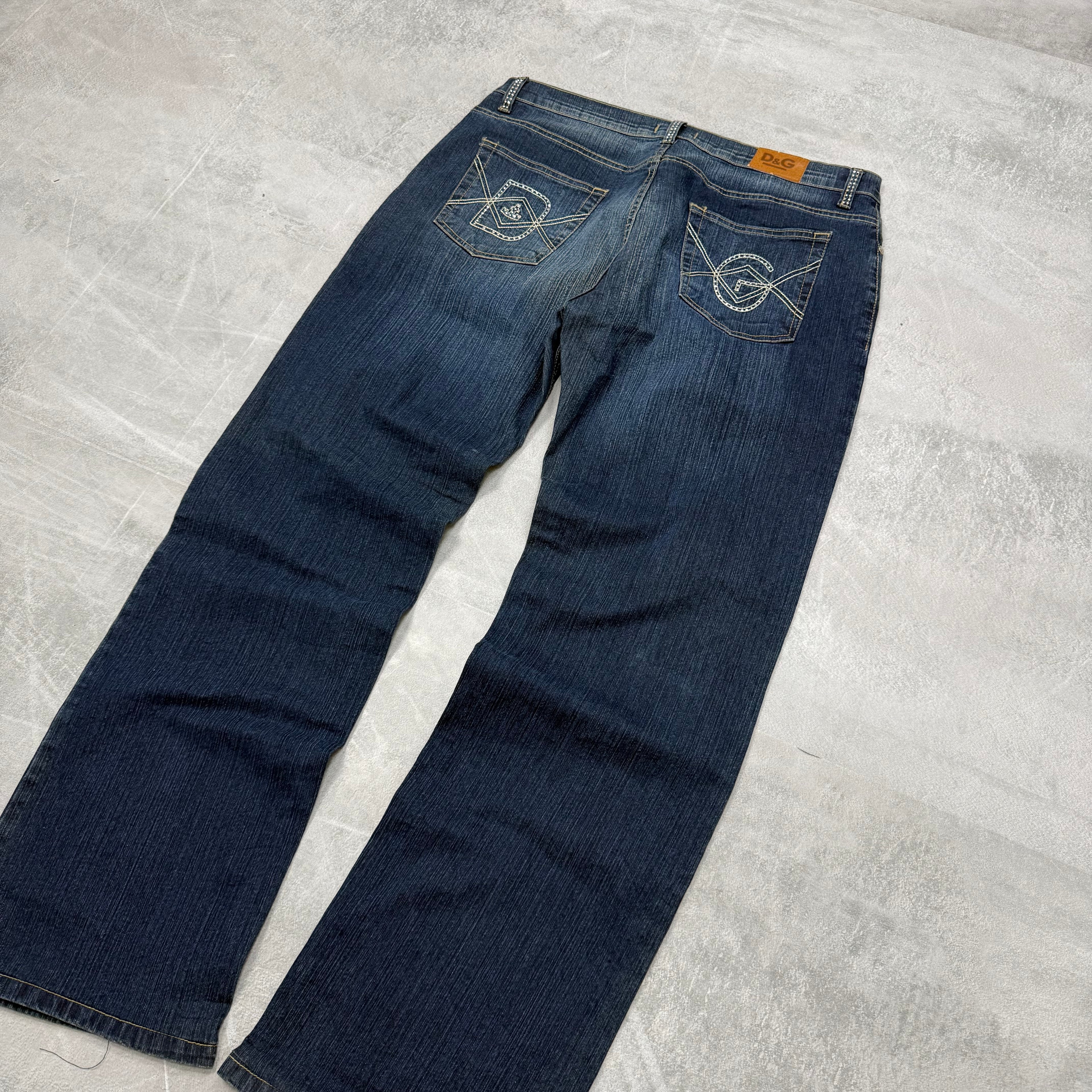 Dolce Gabana Big Print Vintage Jeans | S