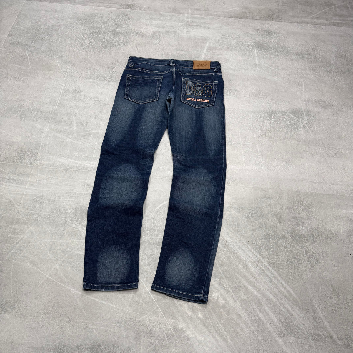 Dolce Gabana Back Print Vintage Jeans | XS