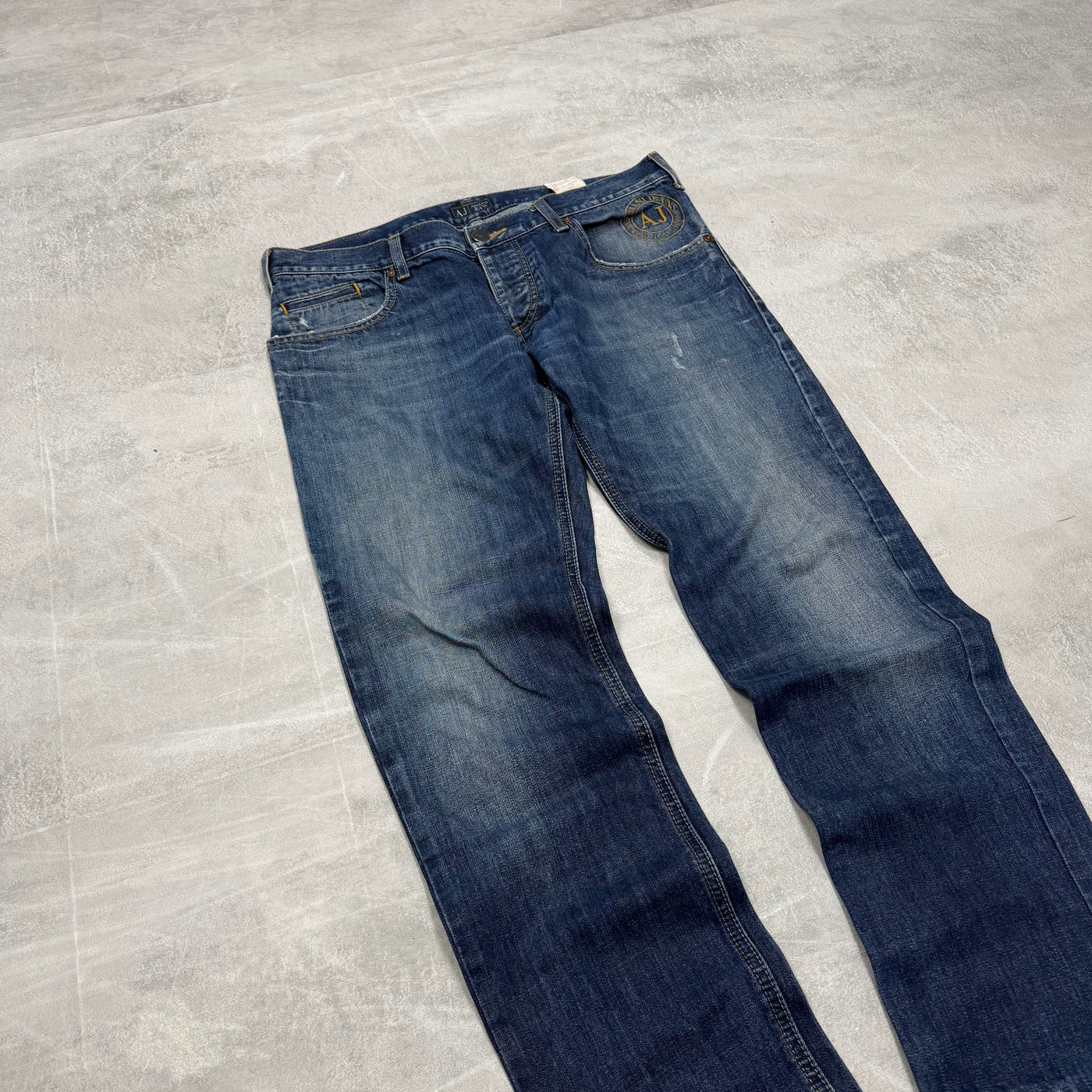Armani Washed Vintage Jeans | M