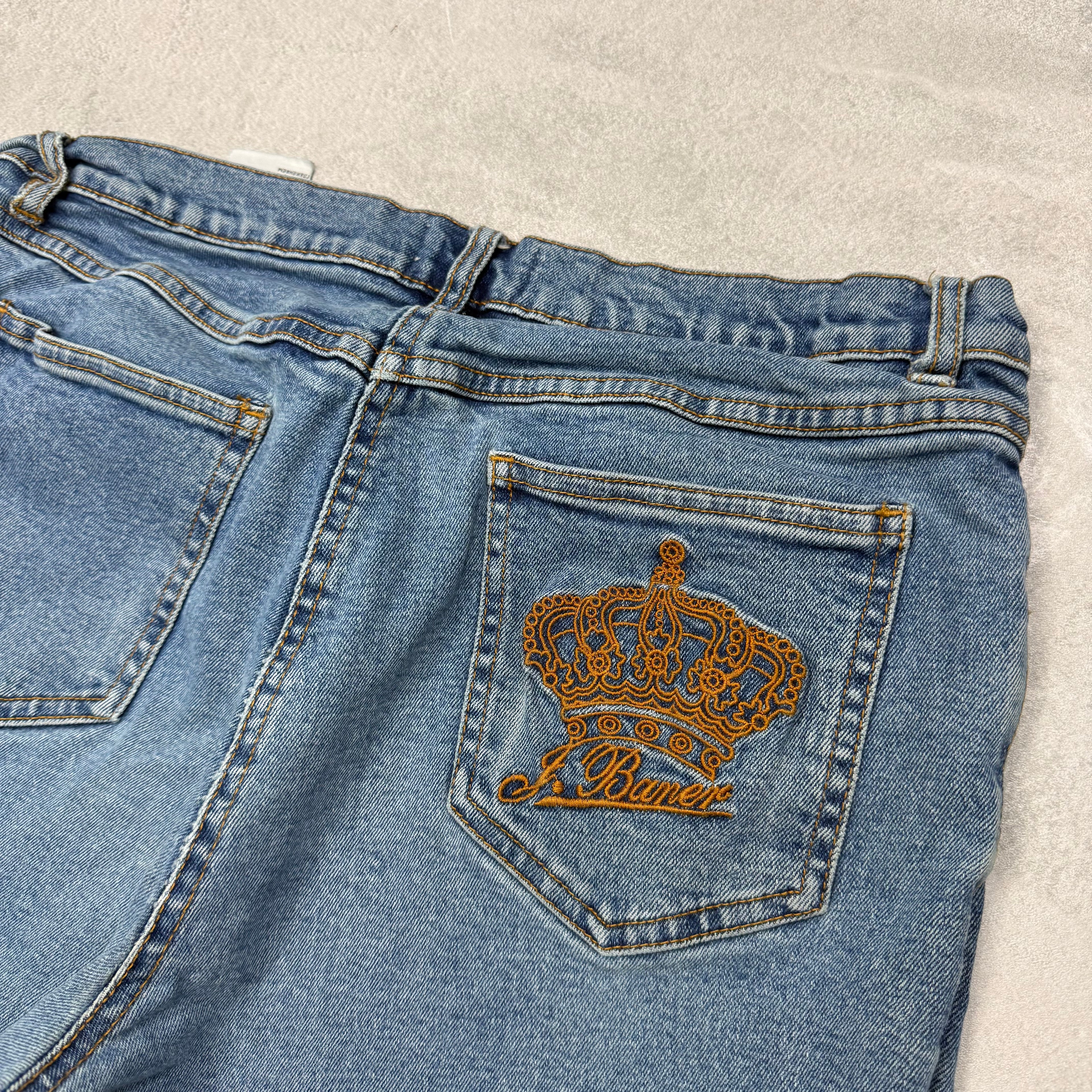 Y2K Big Logo Vintage Jeans | S