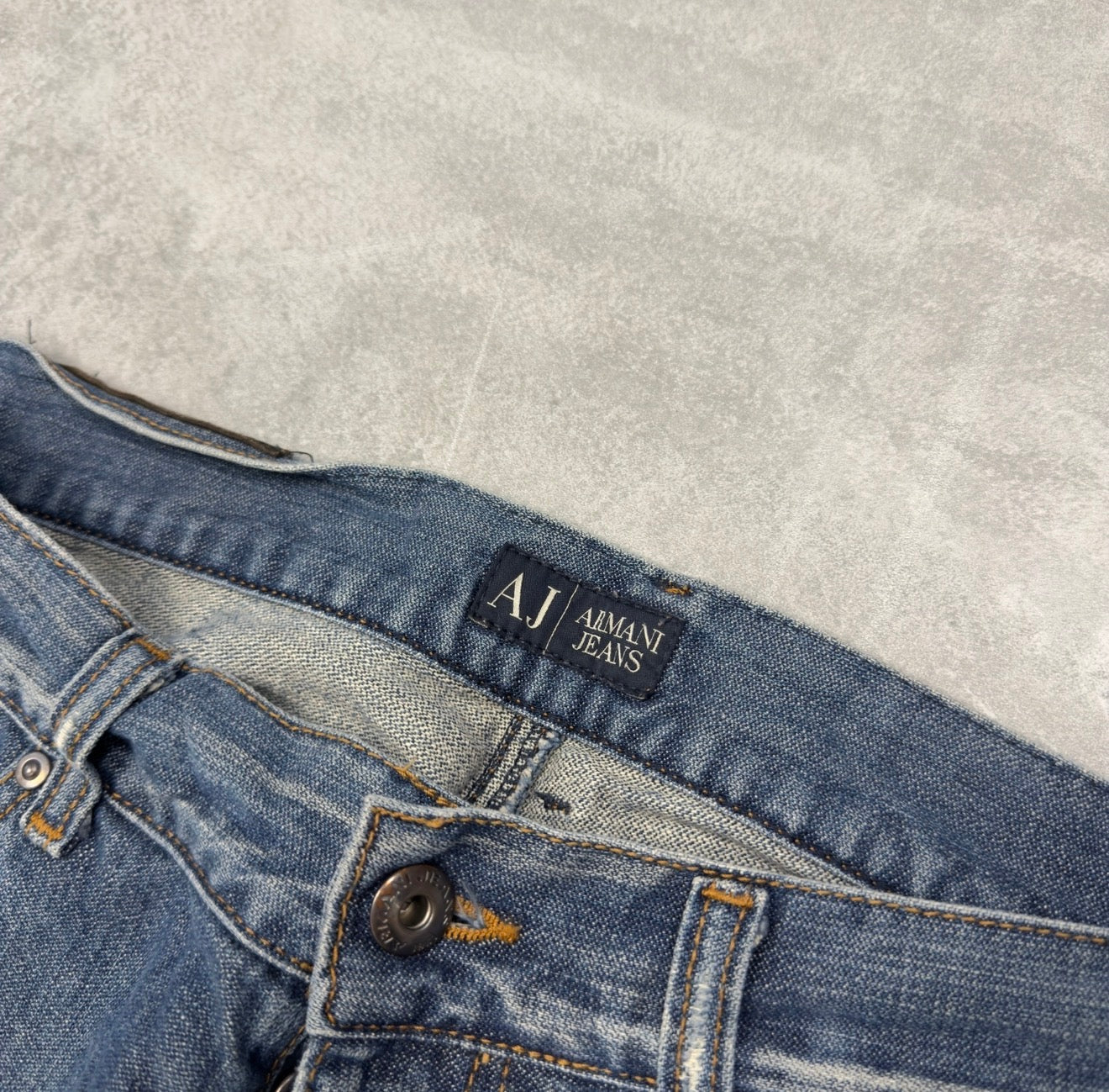 Armani Big Print Vintage Jeans | M
