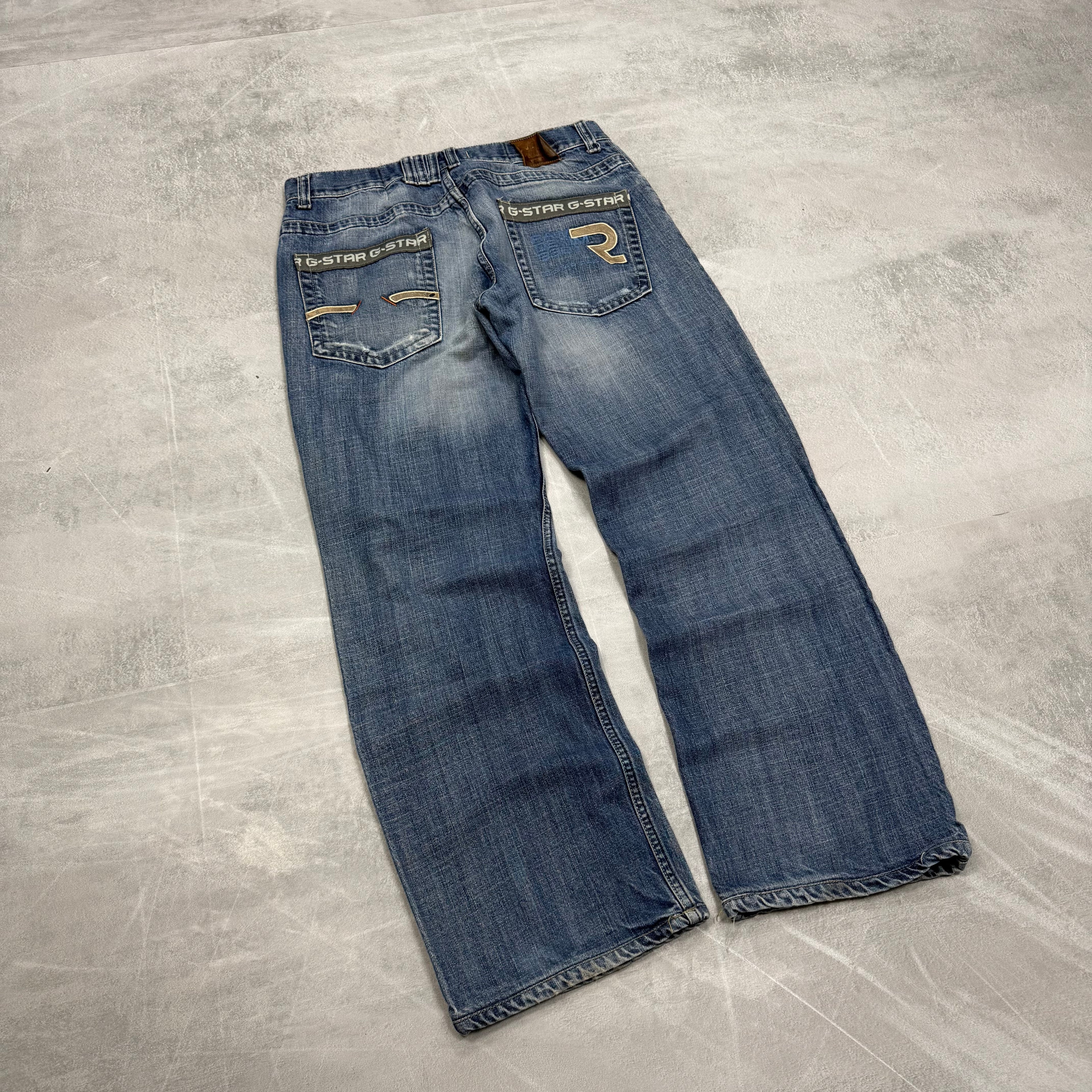 G-Star Big Print Vintage Jeans | S