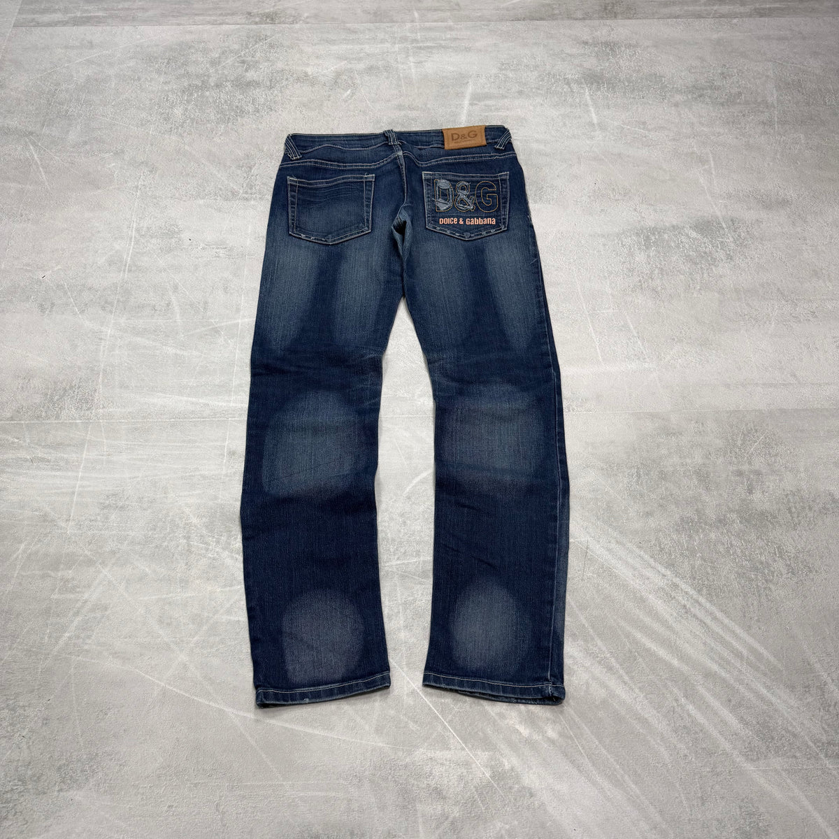 Dolce Gabana Back Print Vintage Jeans | XS