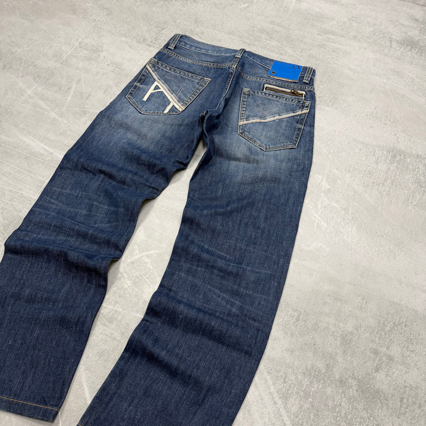 Armani Big Print Vintage Jeans | S