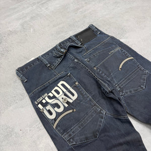 G-Star Big Print Washed Vintage Jeans | S