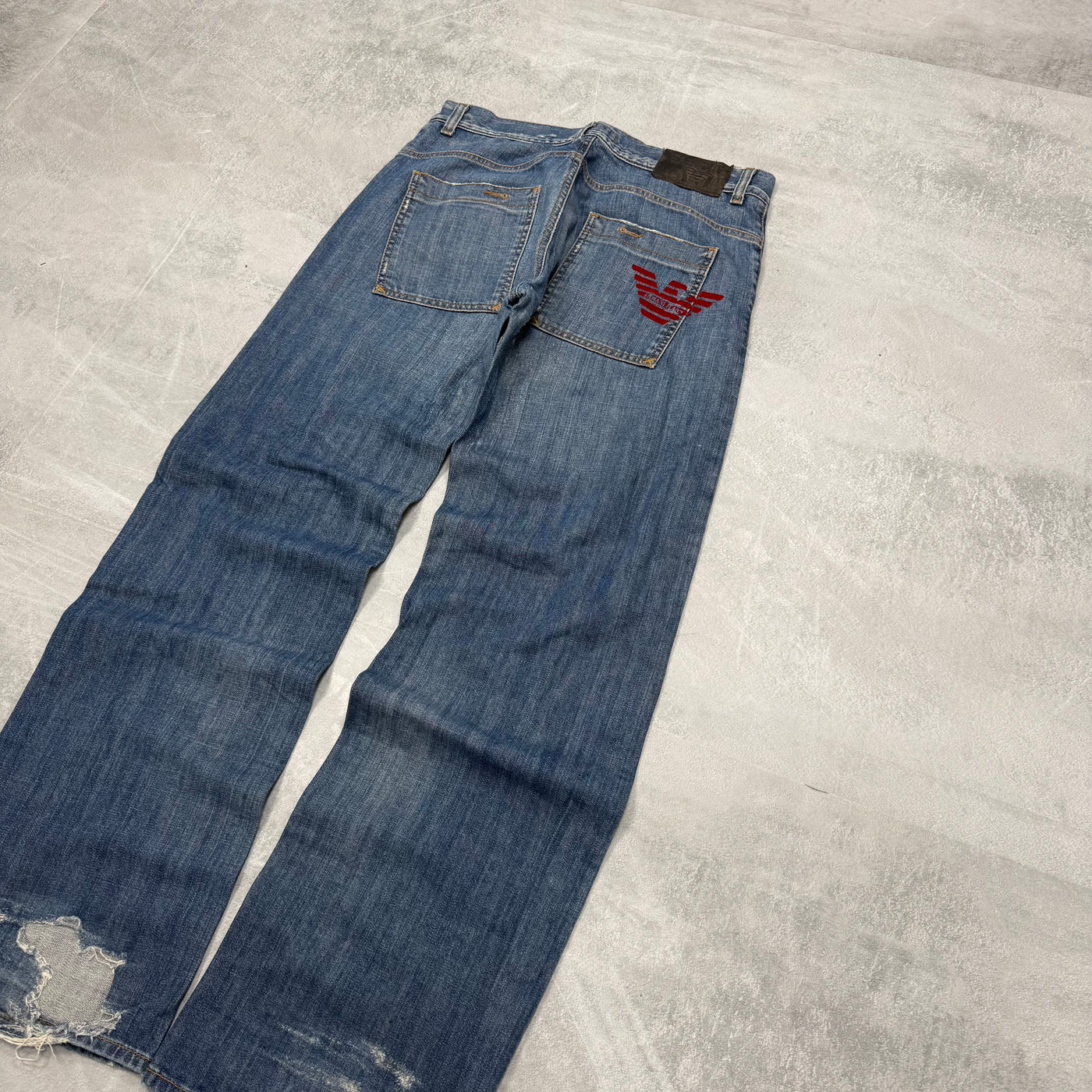 Armani Big Print Vintage Jeans | M