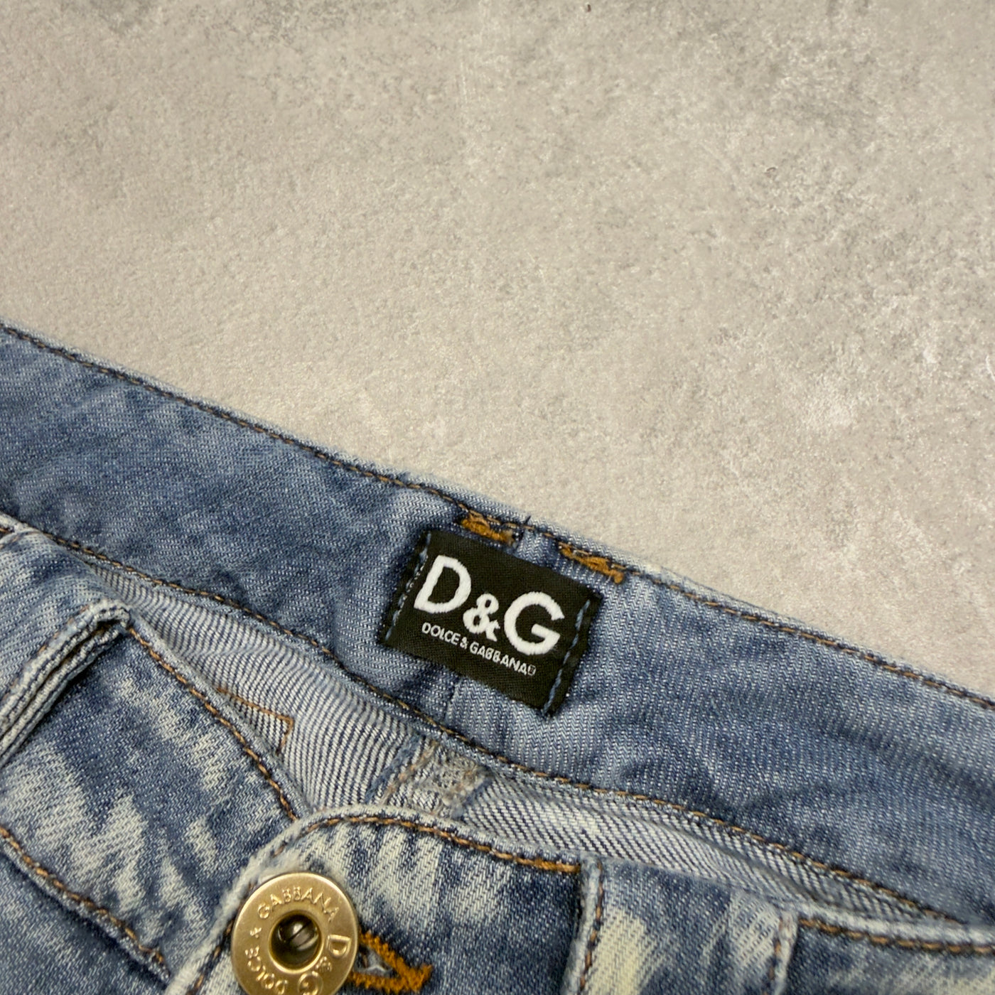 Dolce Gabana Big Logo Jeans | XS