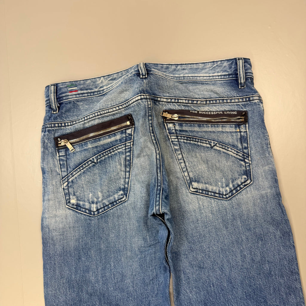 Diesel Baggy Washed Vintage Jeans | S