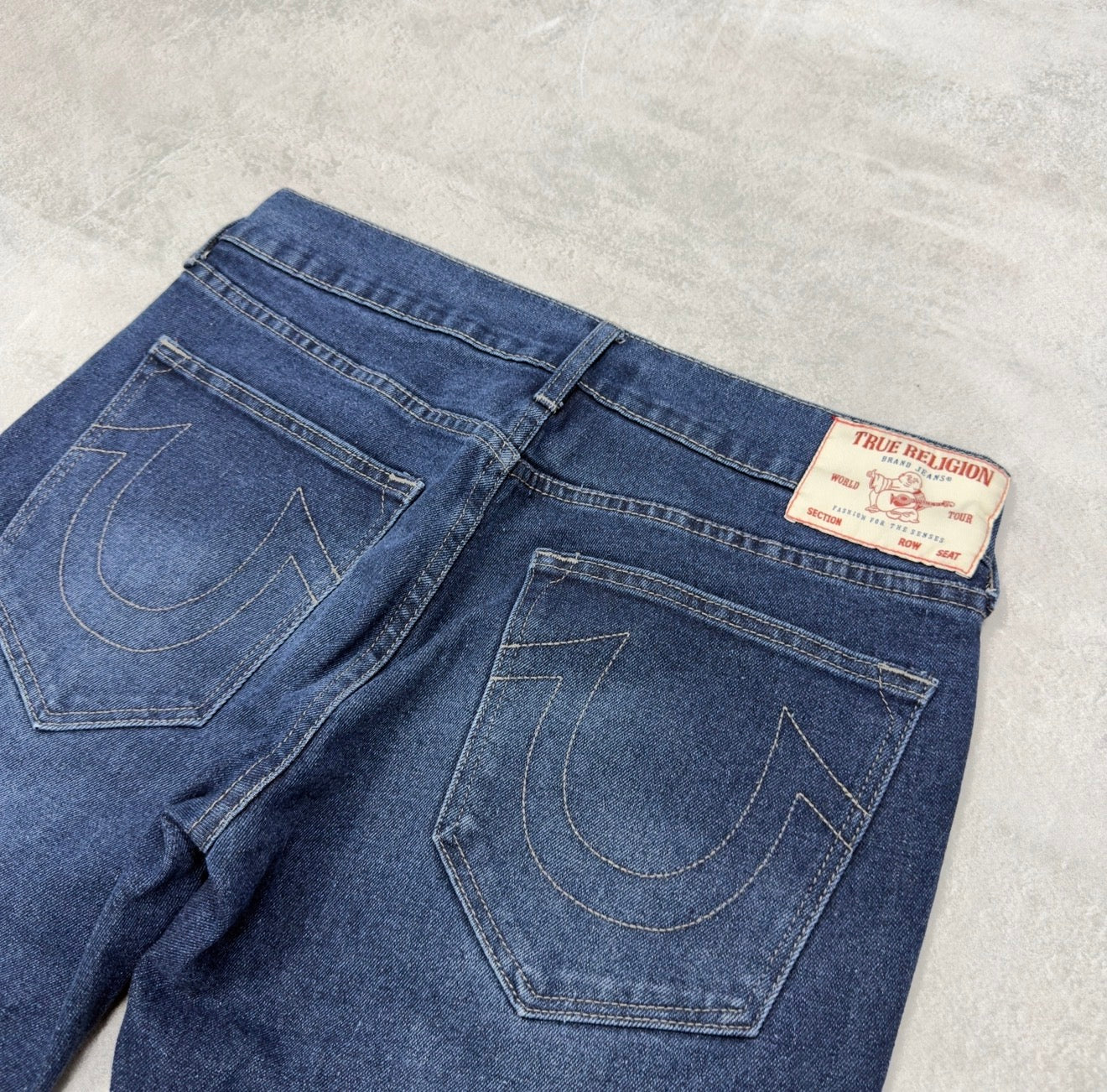 True Religion Washed Vintage Jeans | S