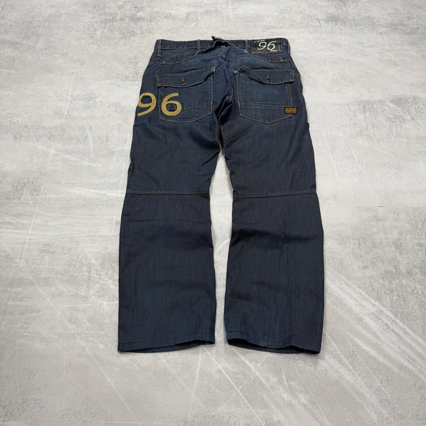 G-Star Big Print Washed Vintage Jeans | S