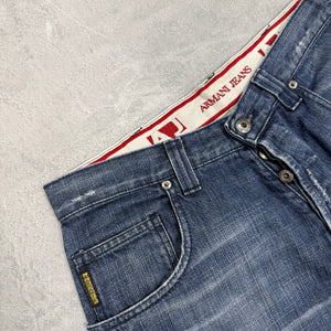 Armani Big Print Vintage Jeans | S
