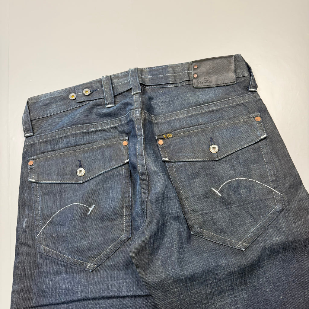 G-Star Bootcut Washed Vintage Jeans | M