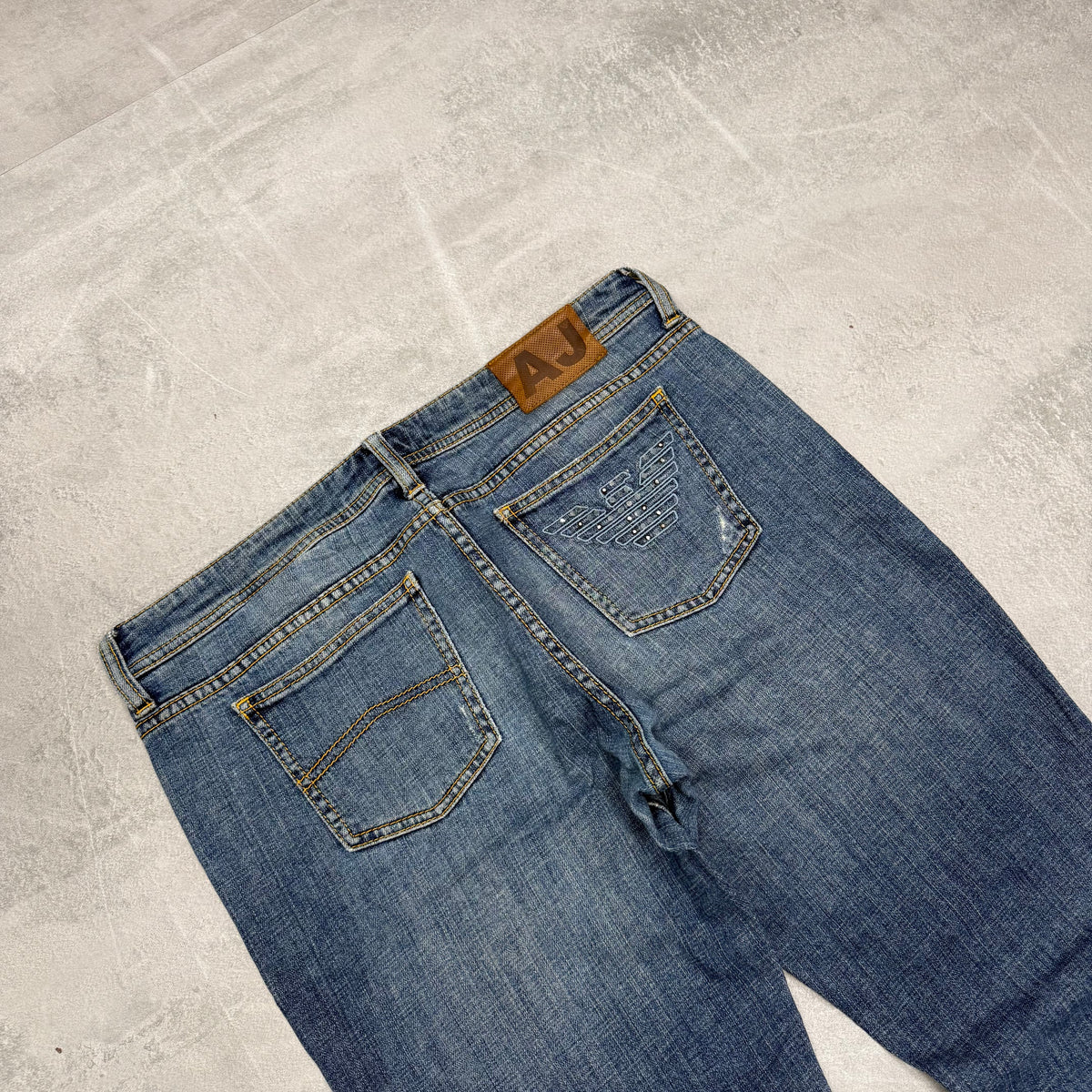 Armani Washed Vintage Jeans | S