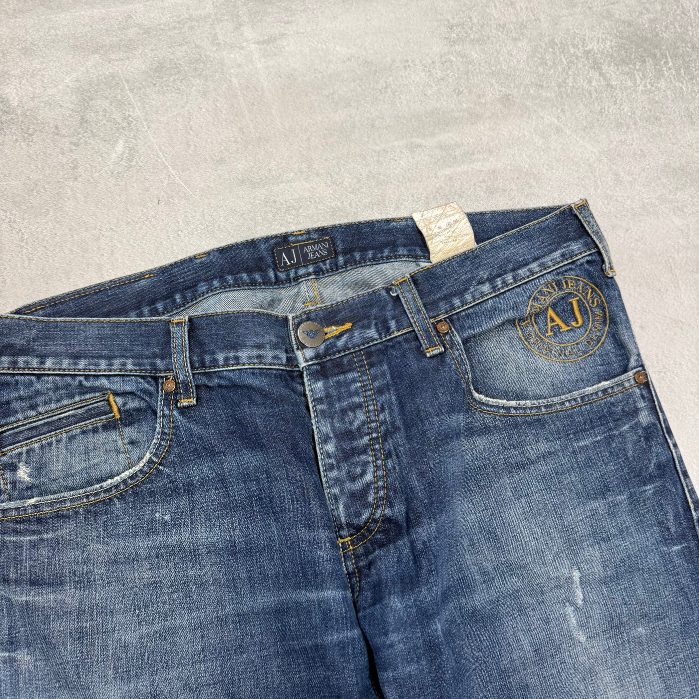 Armani Washed Vintage Jeans | M