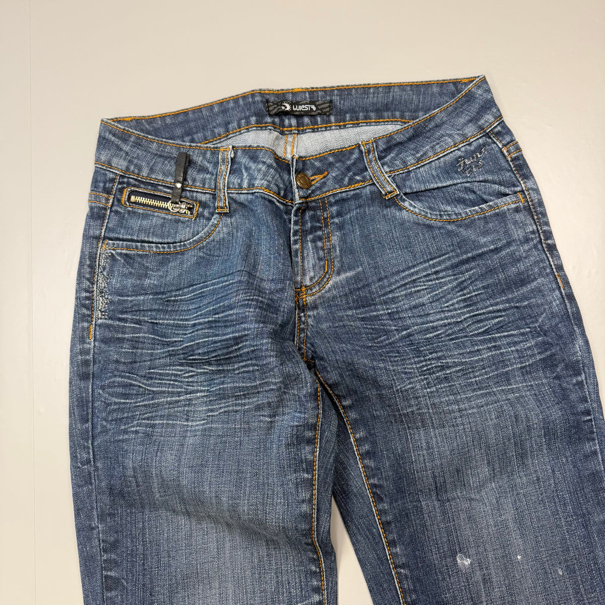 Y2K Bootcut Washed Vintage Jeans | XS