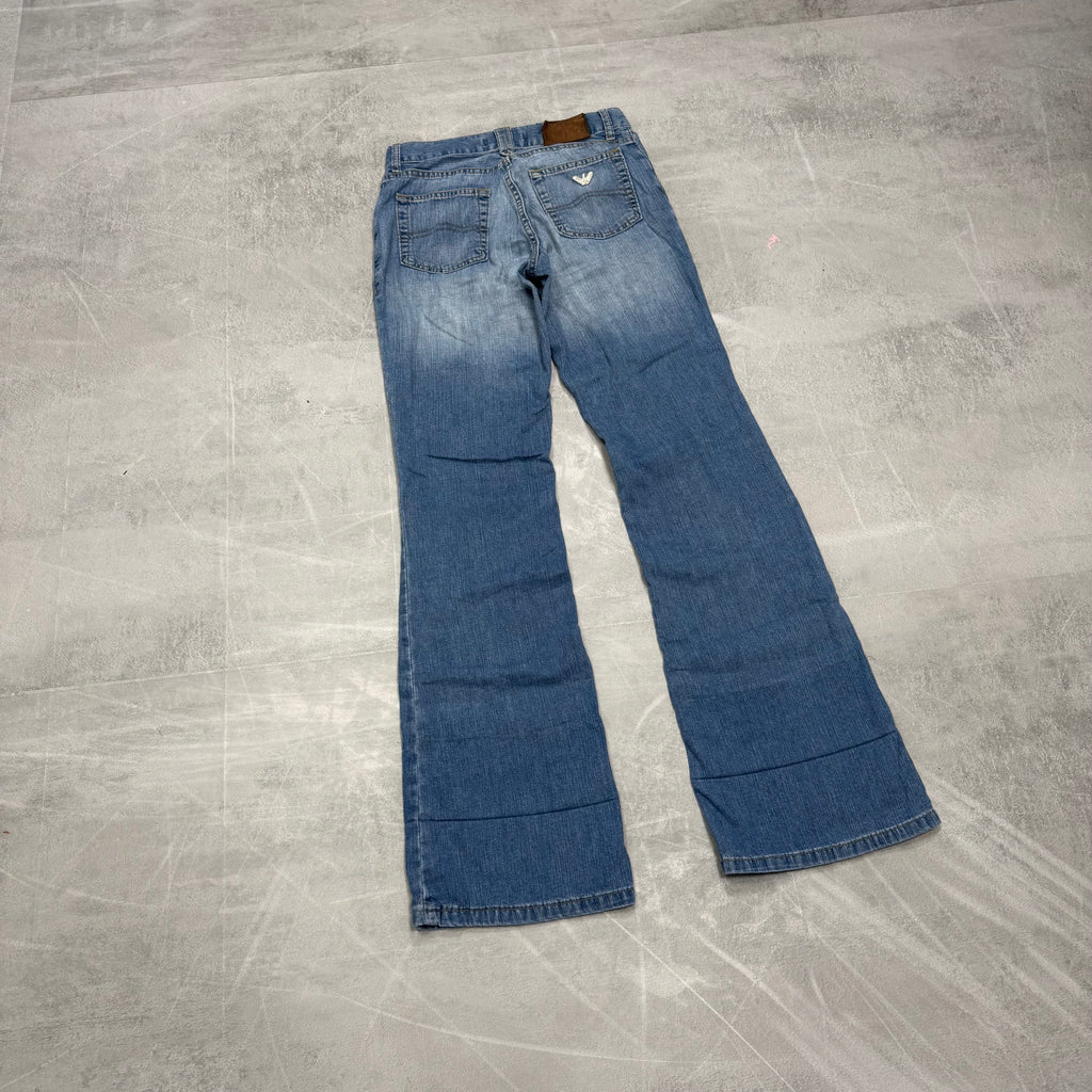 Armani Bootcut Washed Vintage Jeans | S