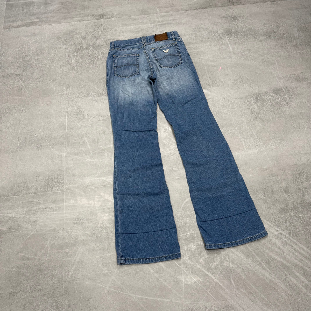 Armani Bootcut Washed Vintage Jeans | S