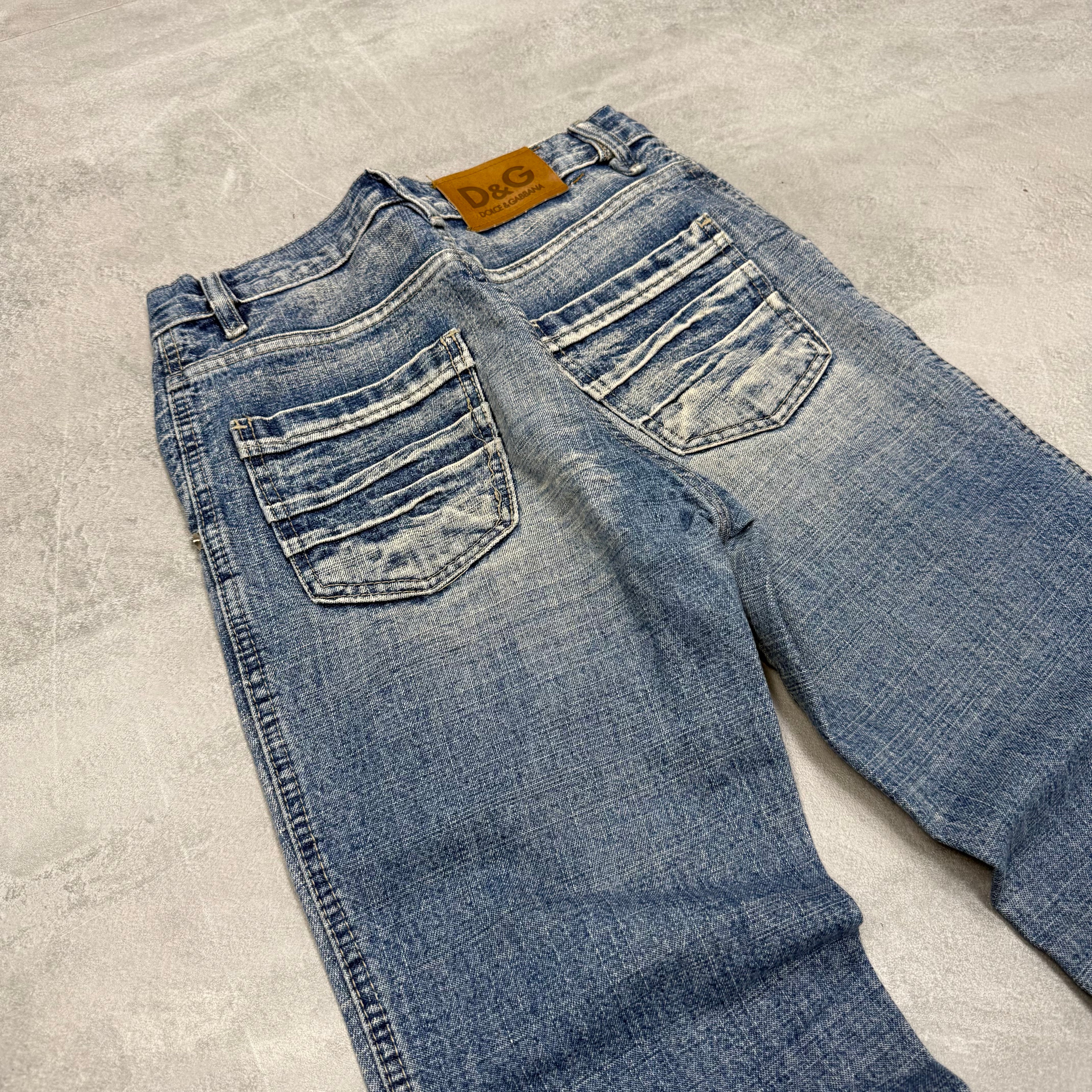 Dolce Gabana Washed Vintage Jeans | XS