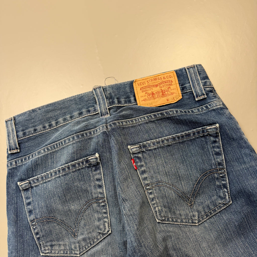 Levis 506 Washed Vintage Jeans | S