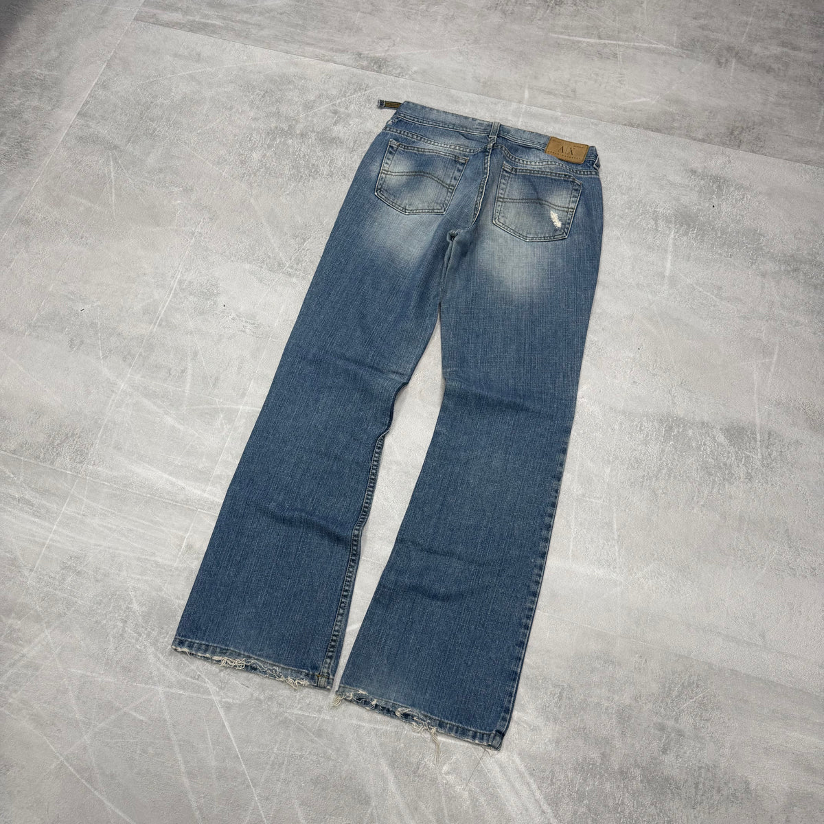 Armani Bootcut Washed Vintage Jeans | S