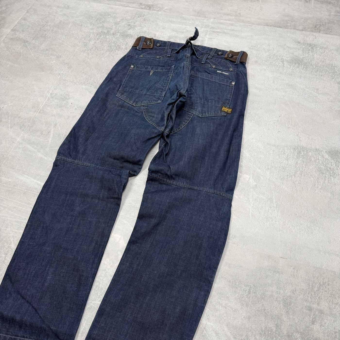 G-Star Big Print Washed Vintage Jeans | M