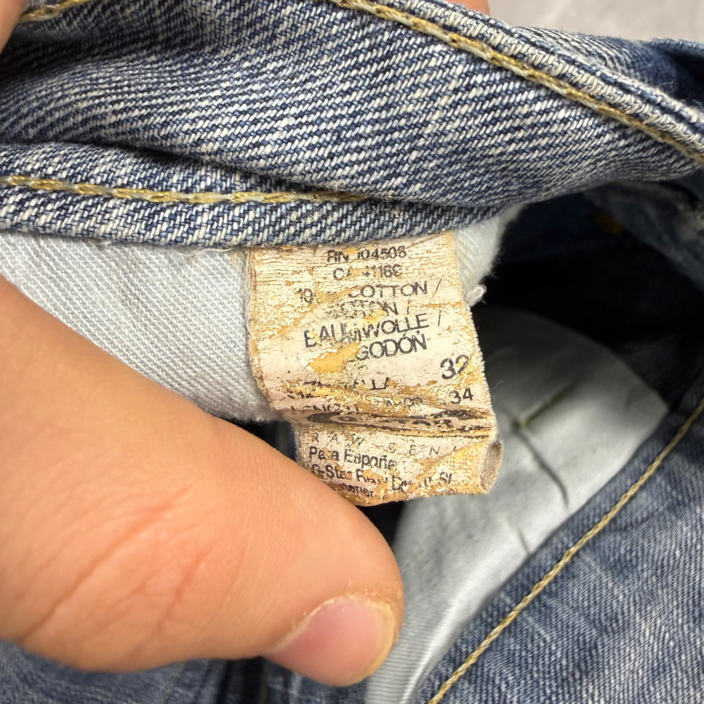 G-Star Big Print Vintage Jeans | S
