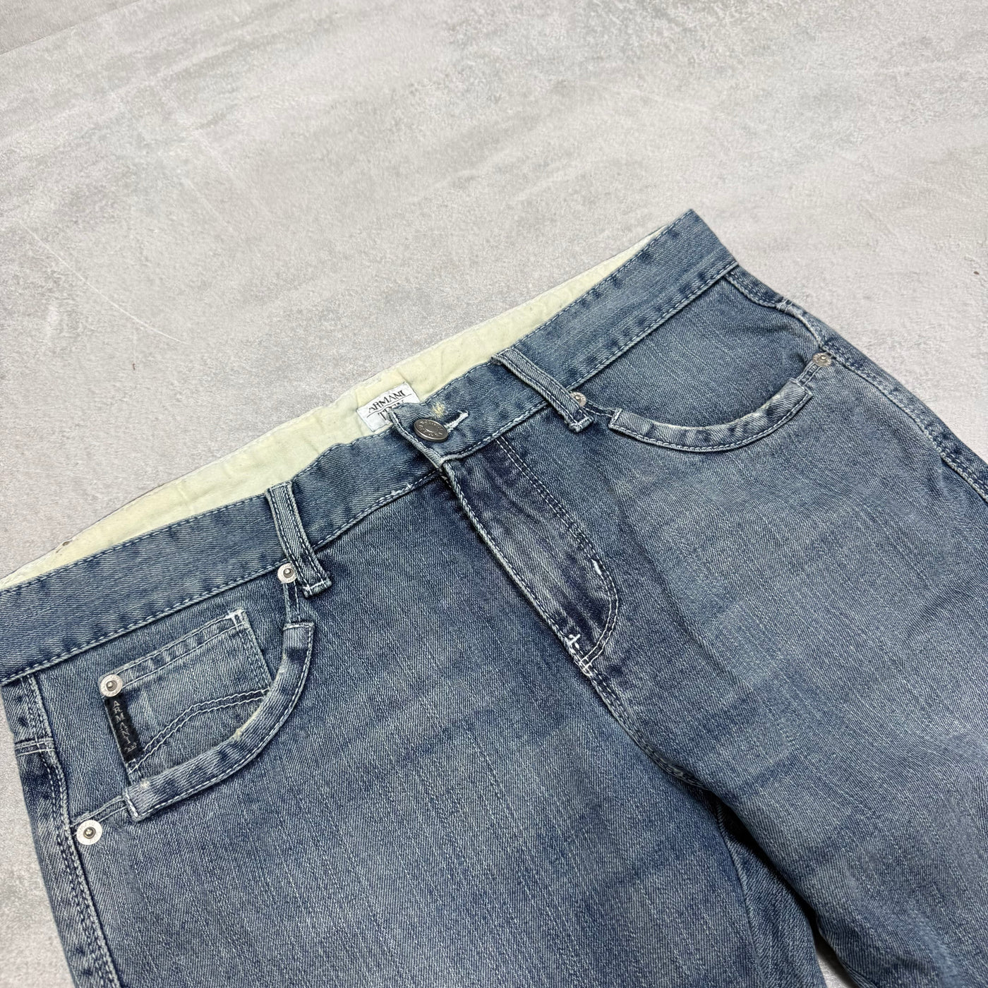 Armani Big Logo Vintage Jeans | XS