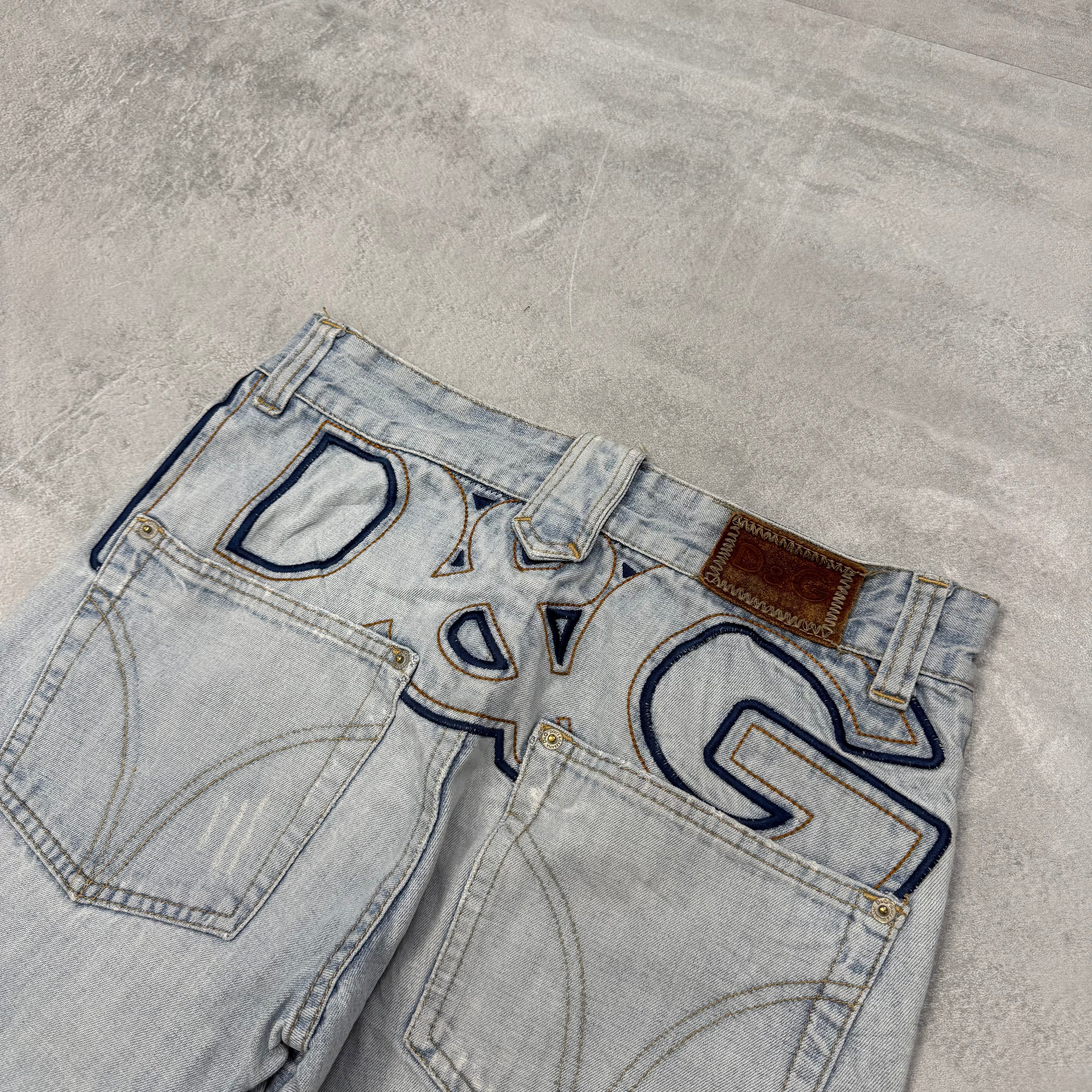 Dolce Gabana Big Print Vintage Jeans | S