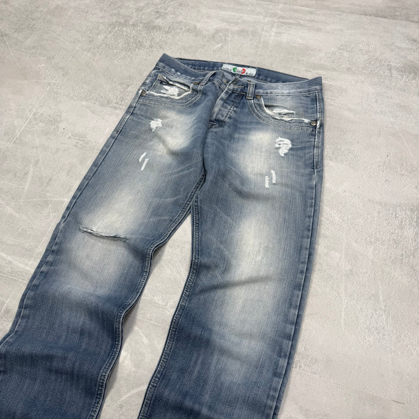 Armani Washed Vintage Jeans | S