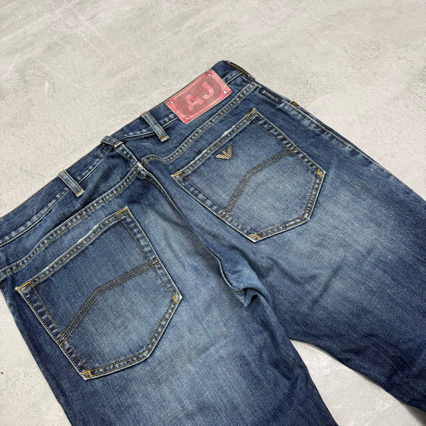 Armani Washed Vintage Jeans | M