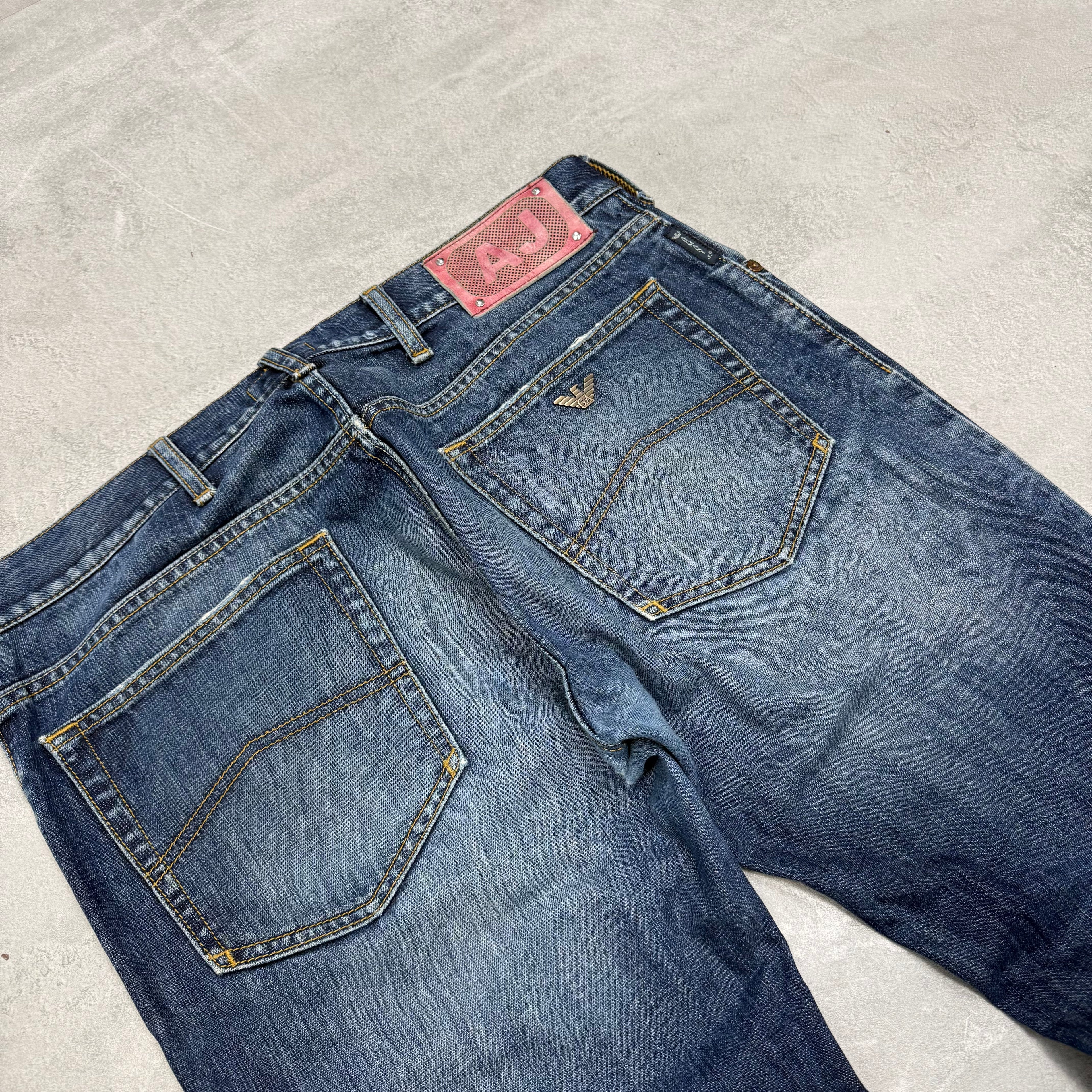 Armani Washed Vintage Jeans | M