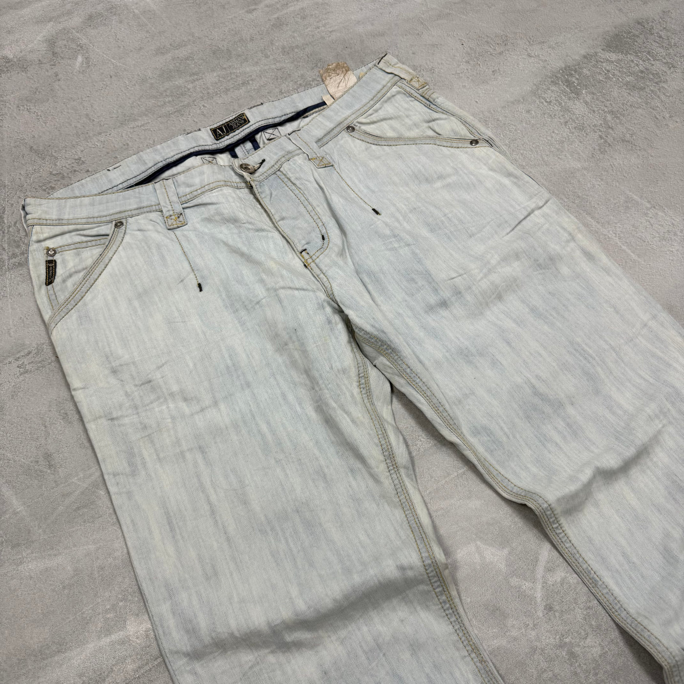 Armani Big Print Vintage Jeans | M