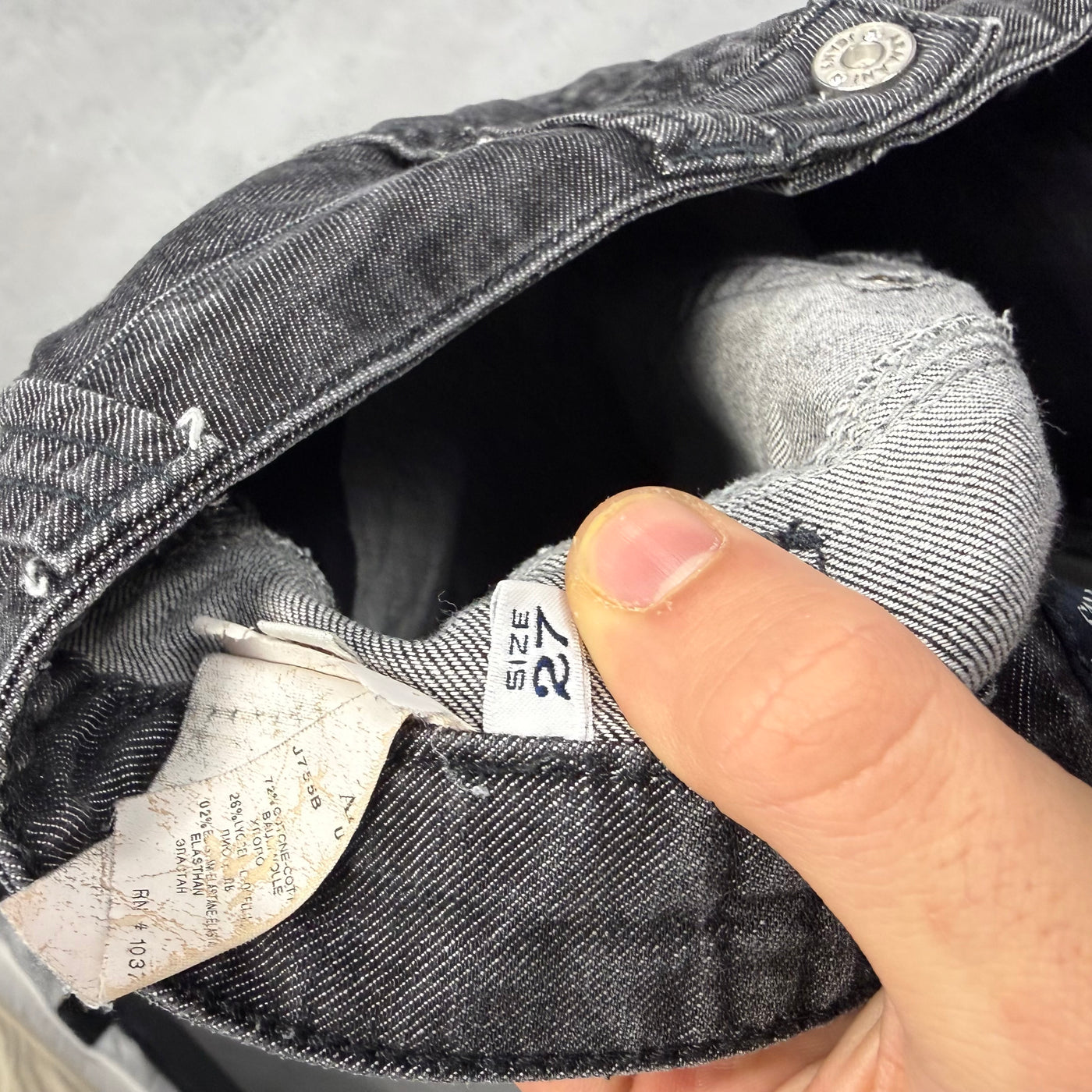 Armani Washed Vintage Jeans | XS