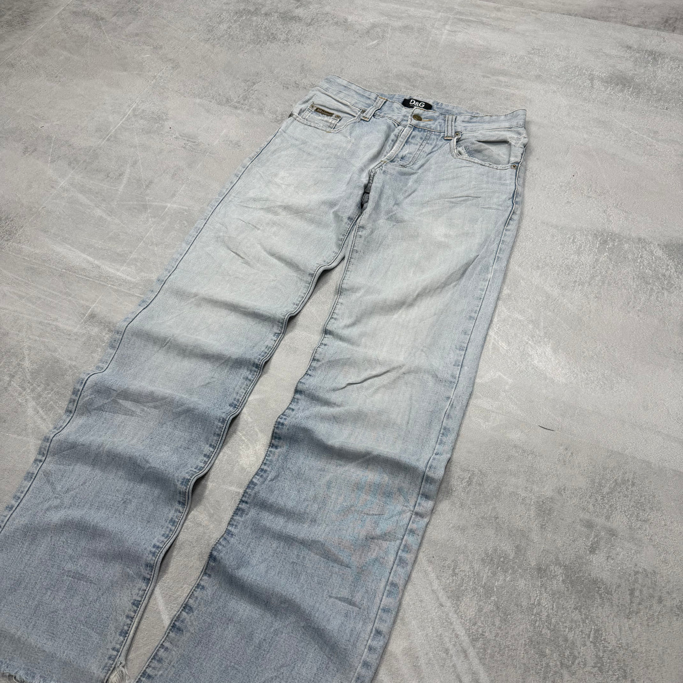 Dolce Gabana Big Print Vintage Jeans | S