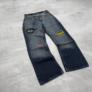 Dolce Gabana Big Print Washed Vintage Jeans | XS