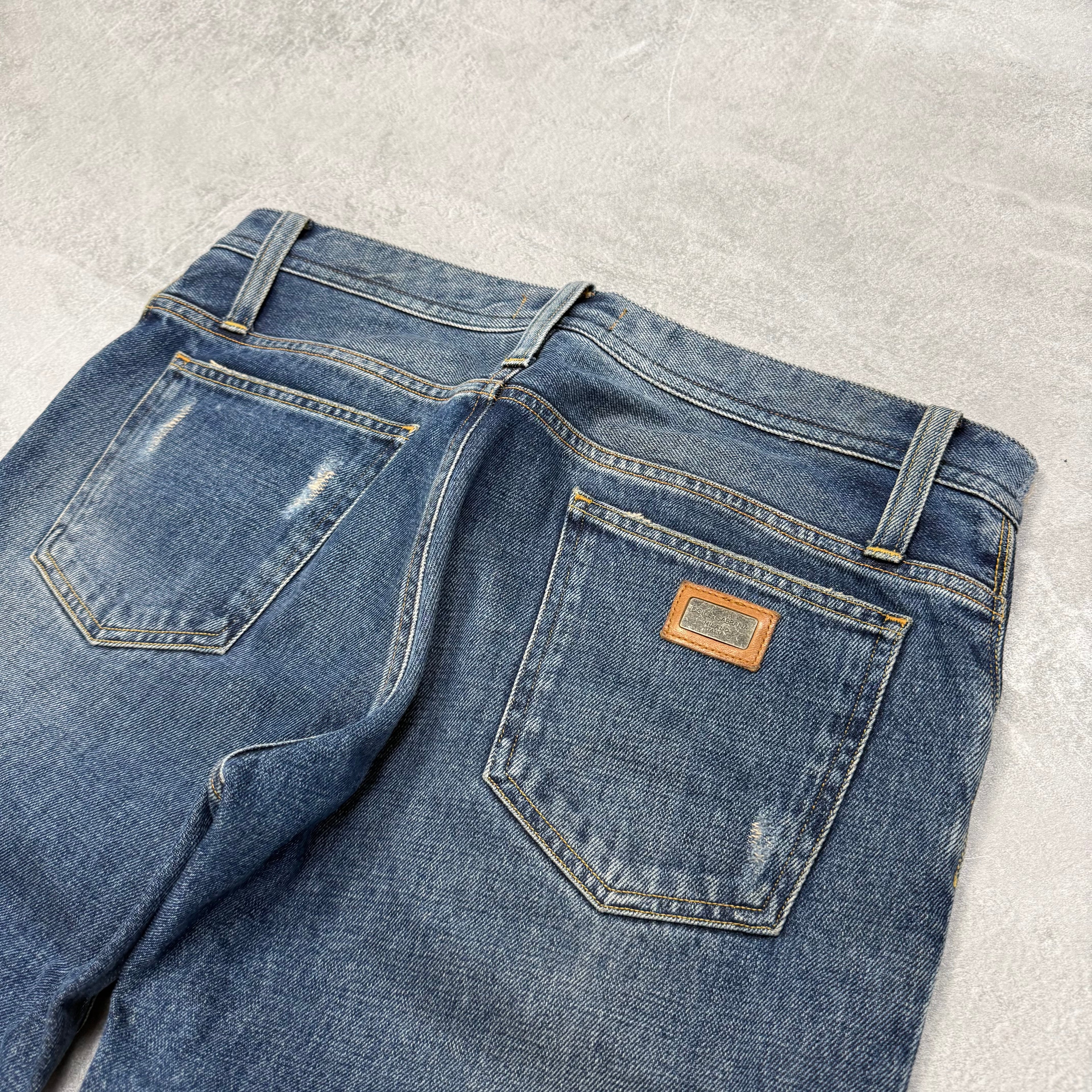 Dolce Gabana Washed Vintage Jeans | S