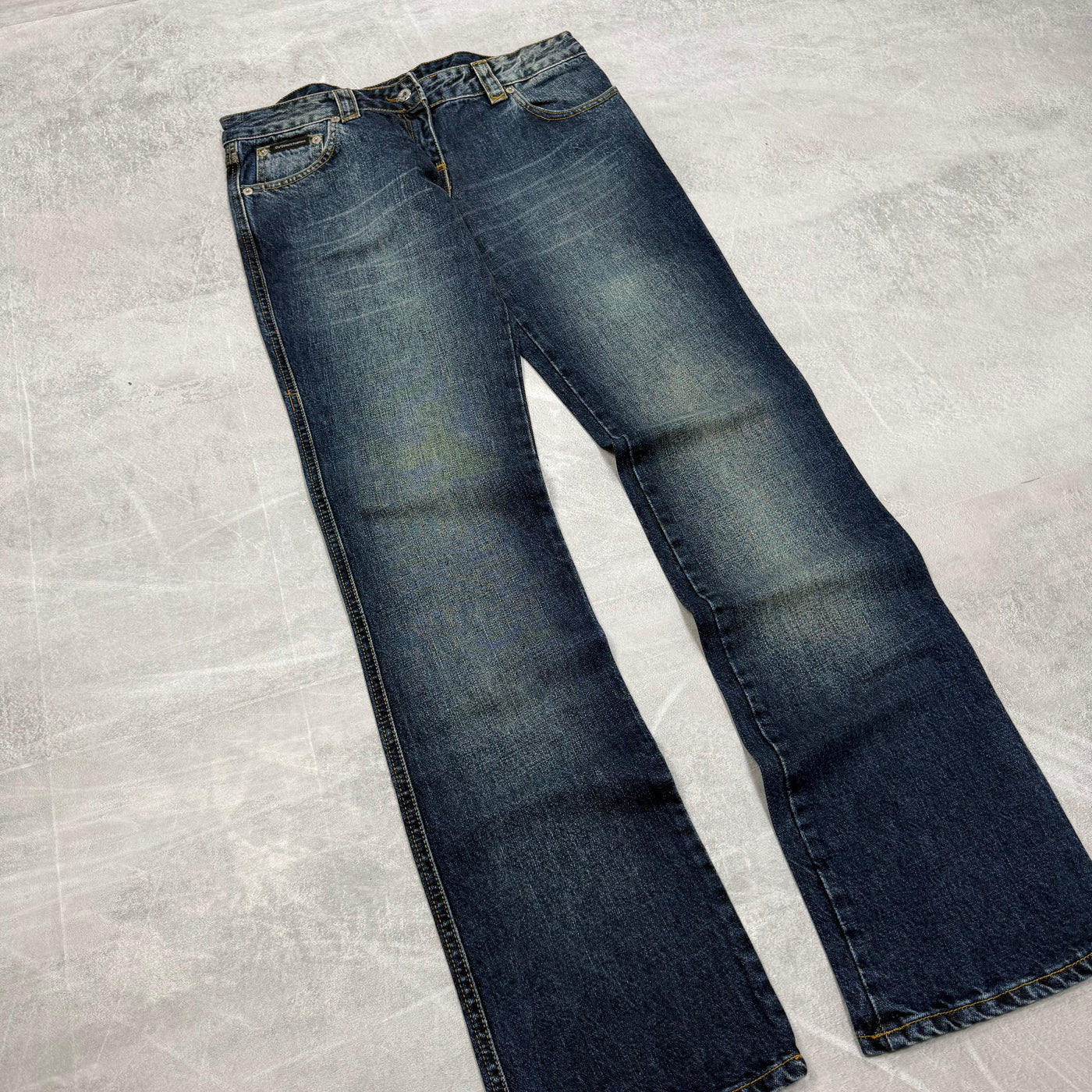 Dolce Gabana Big Print Vintage Jeans | S